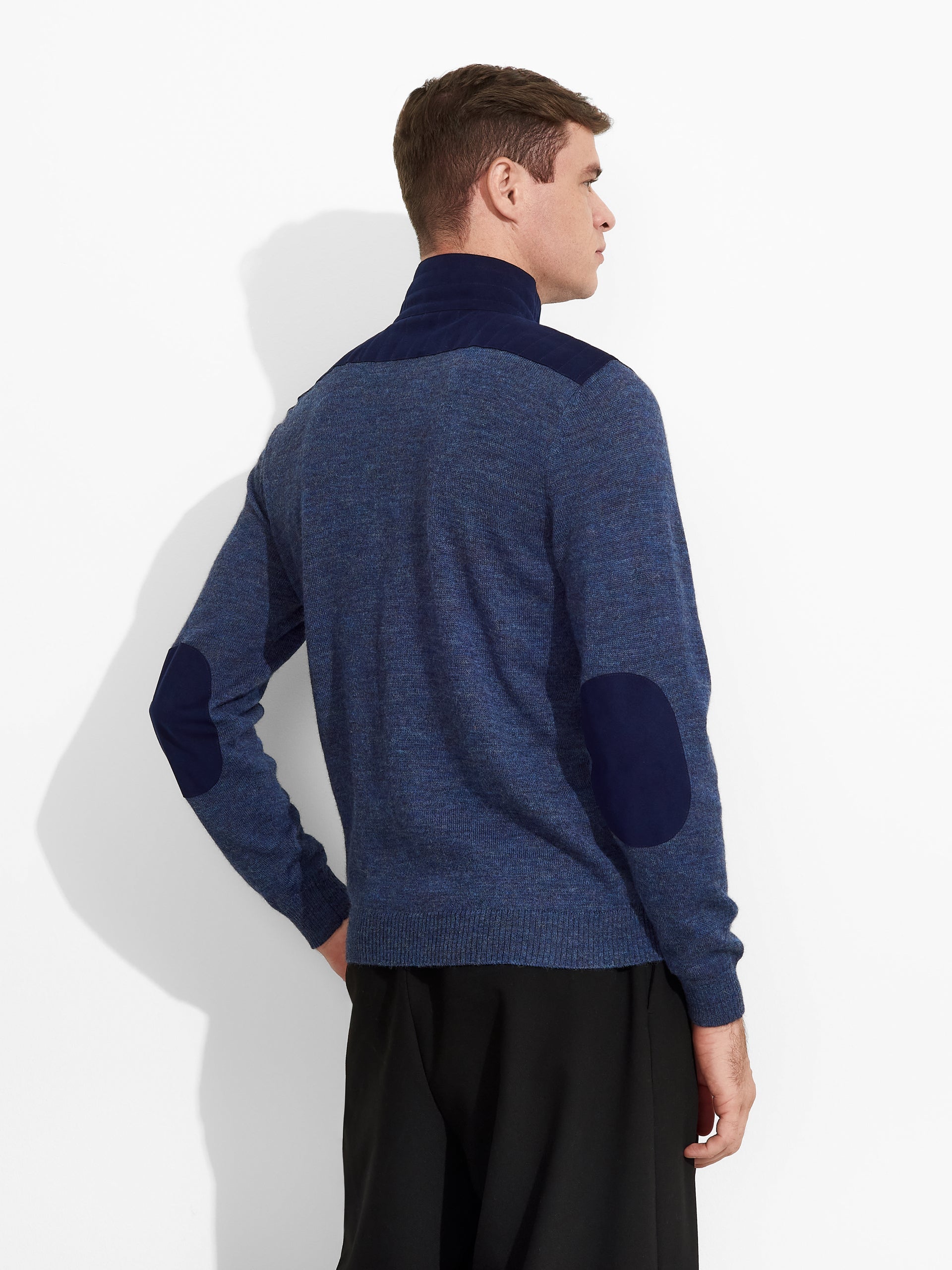 Zorba Sweater Baby Alpaca Color Blue - Paz Lifestyle