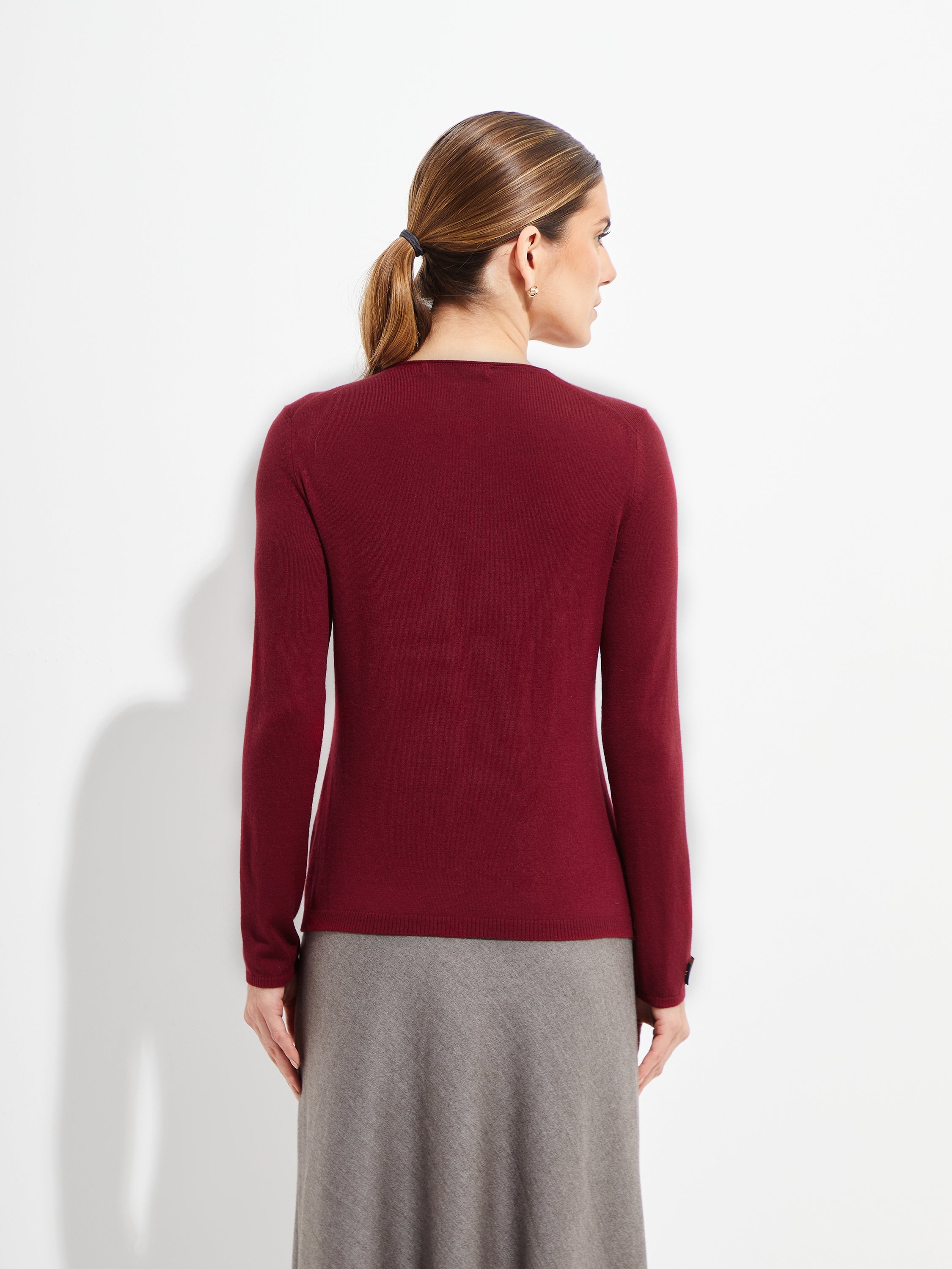 Belen Sweater Vicuna Color Red - Paz Lifestyle