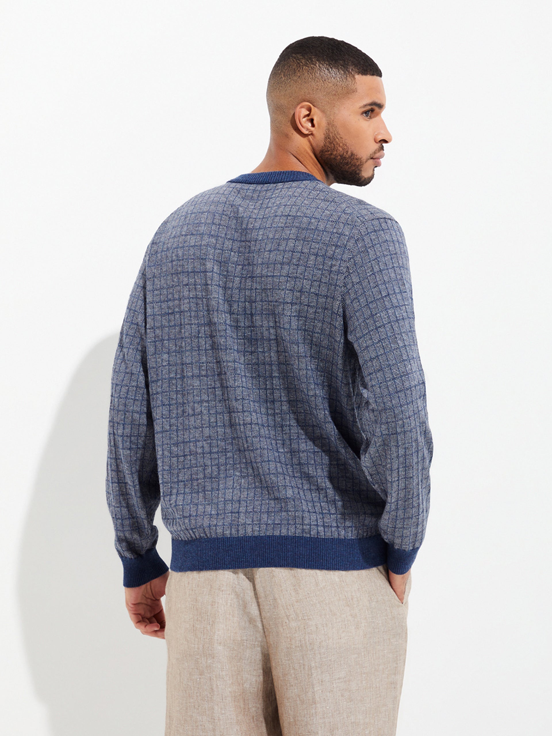 Ygnacio Sweater Cotton Color Grey - Paz Lifestyle