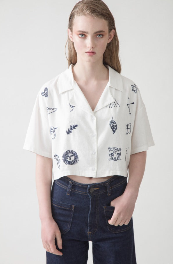 AGUSTINA - ARMINDA CROP SHIRT - Paz Lifestyle