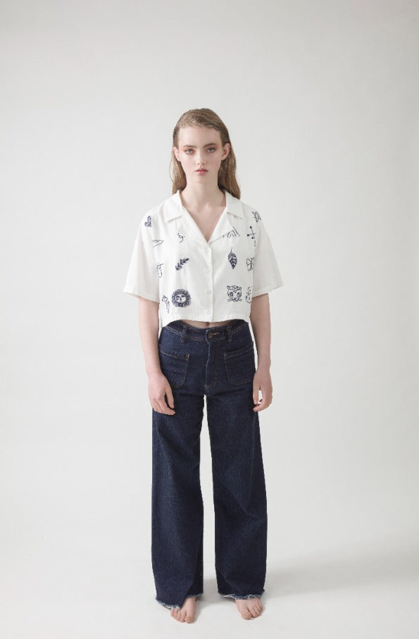 AGUSTINA - ARMINDA CROP SHIRT - Paz Lifestyle