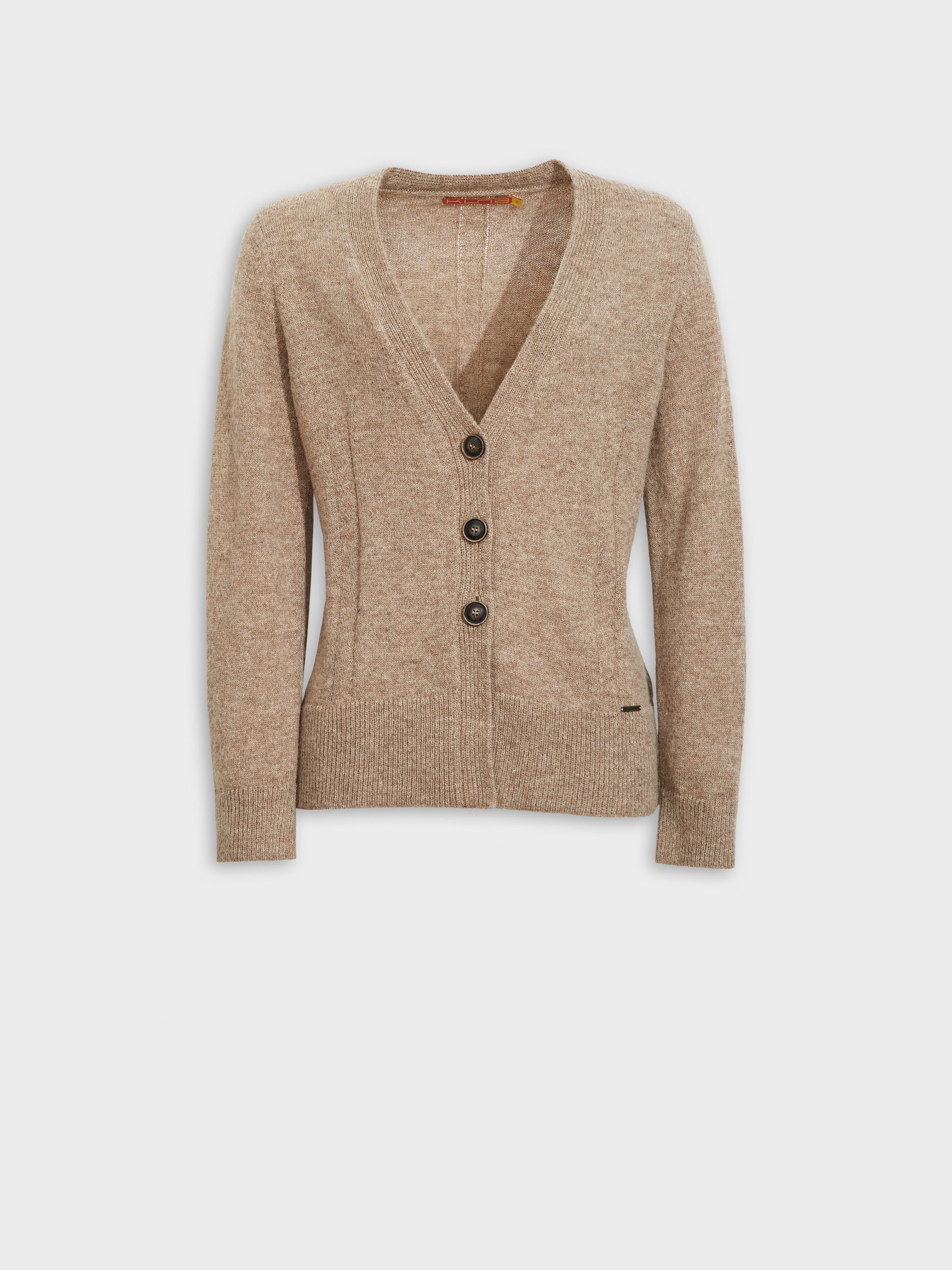 Zia Cardigan Baby Alpaca Color Brown - Paz Lifestyle