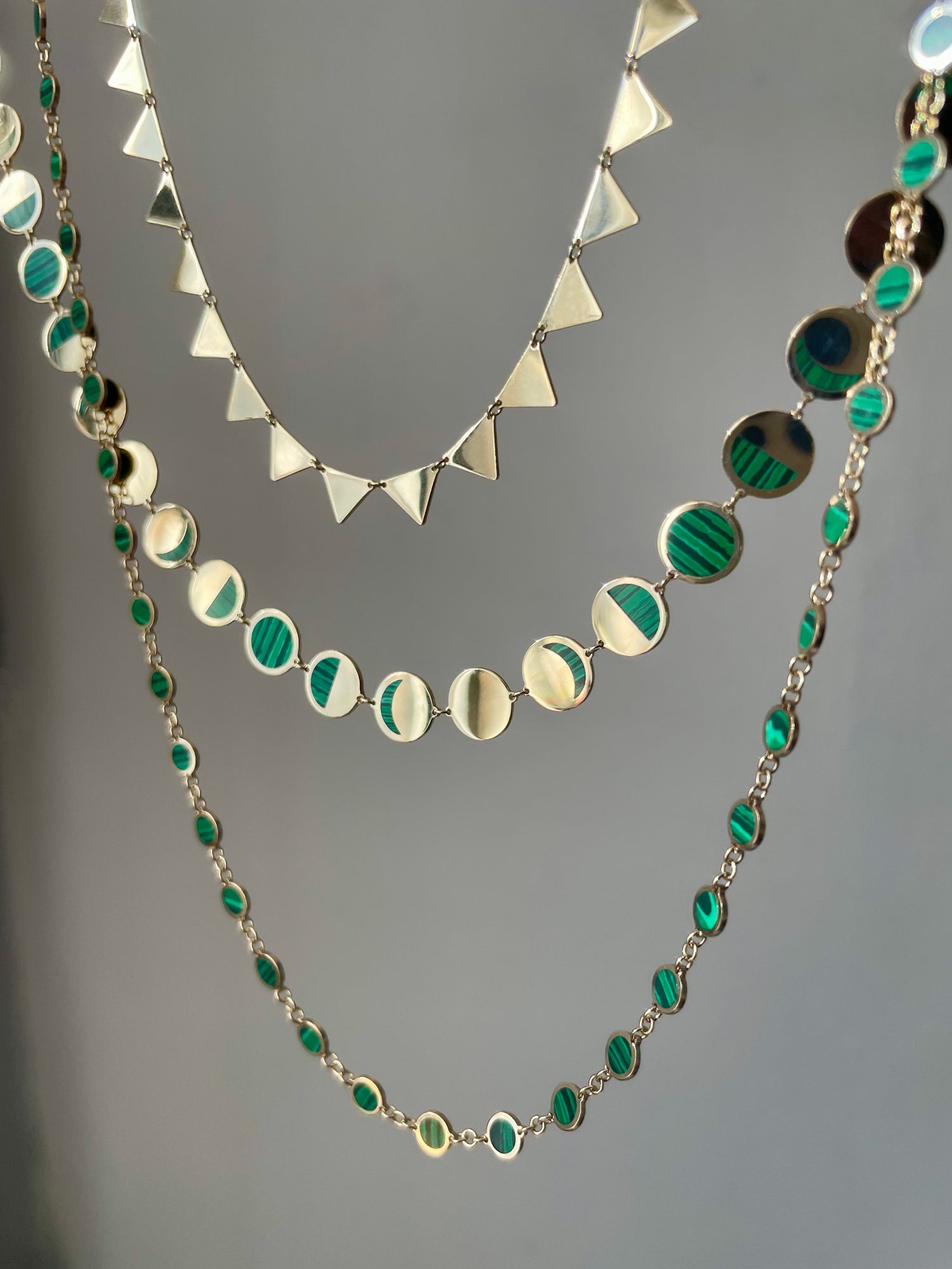 BOHEME CONFETTI LUNE VERTE CHAIN rts - Paz Lifestyle