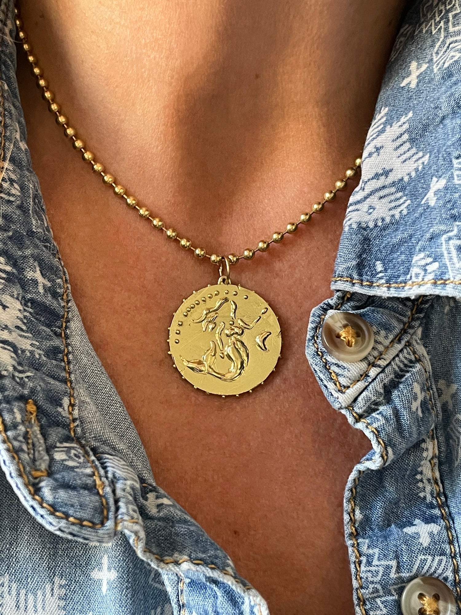 BOHEME LA GRANDE SIRENE GOLD CHARM - Paz Lifestyle