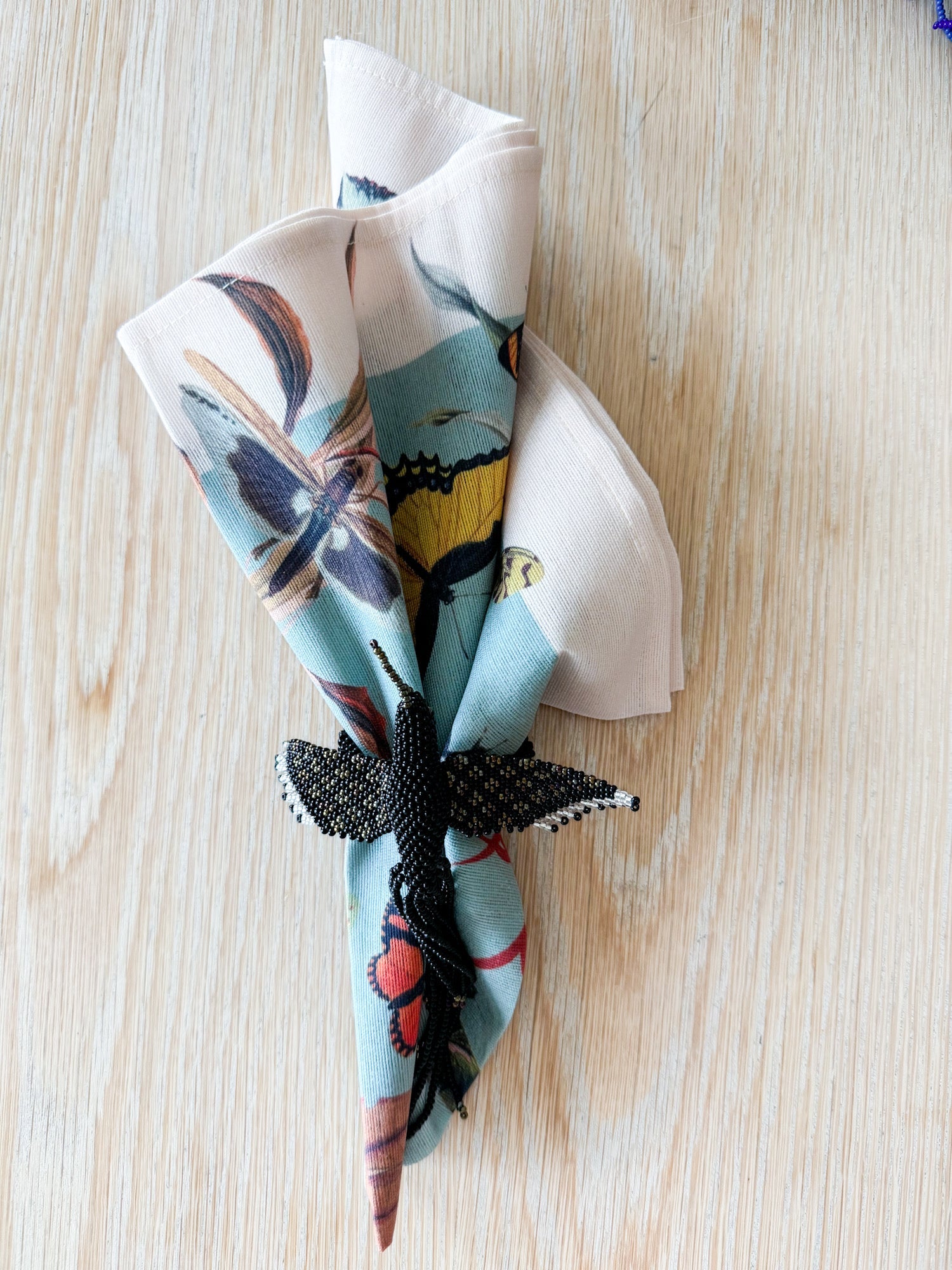 Hummingbird Beaded Napkin Rings - Paz Lifestyle