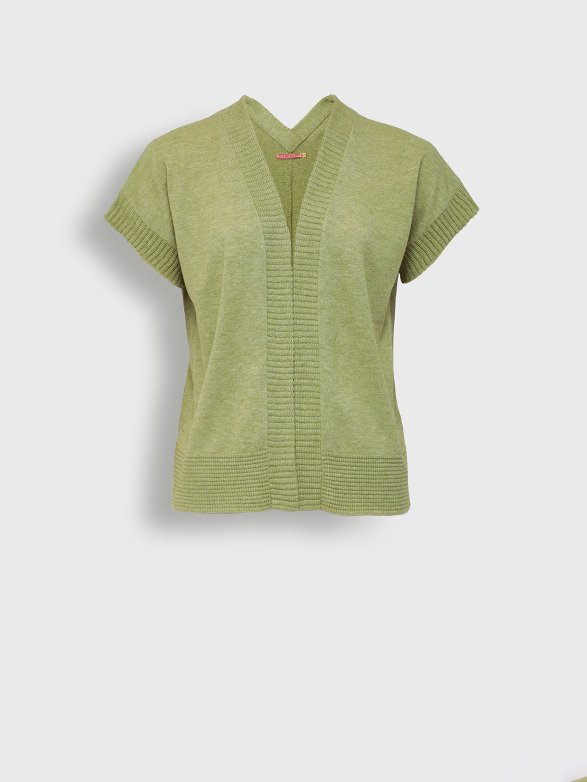 Ymelde Vest Cotton Color Green