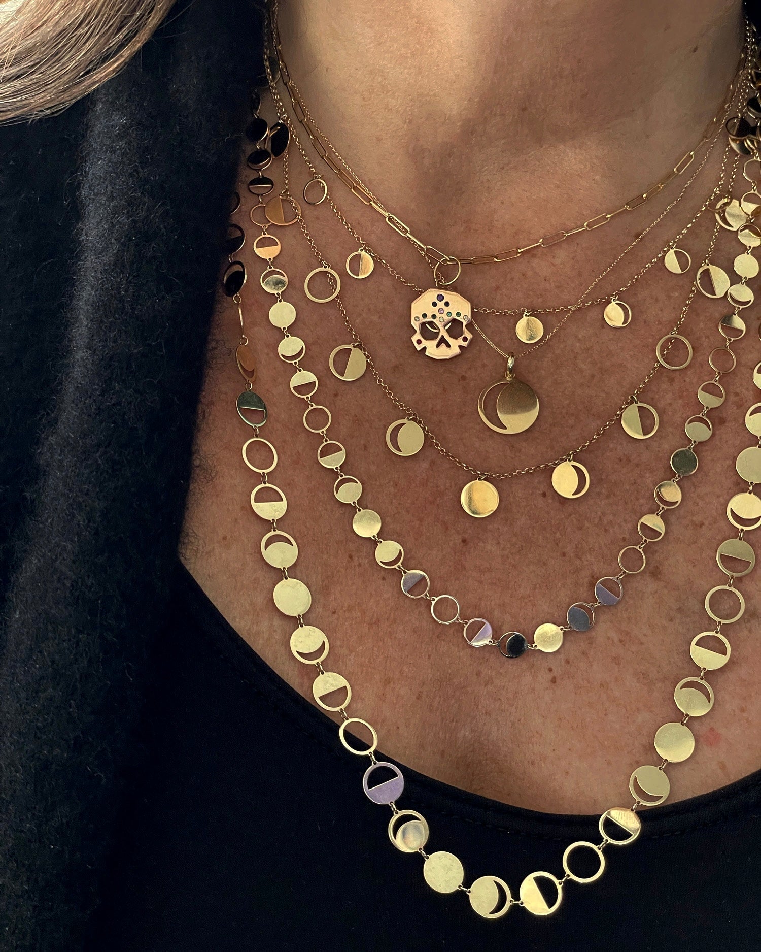 BOHEME CONFETTI PETITE LUNE SEQUIN OR rts - Paz Lifestyle