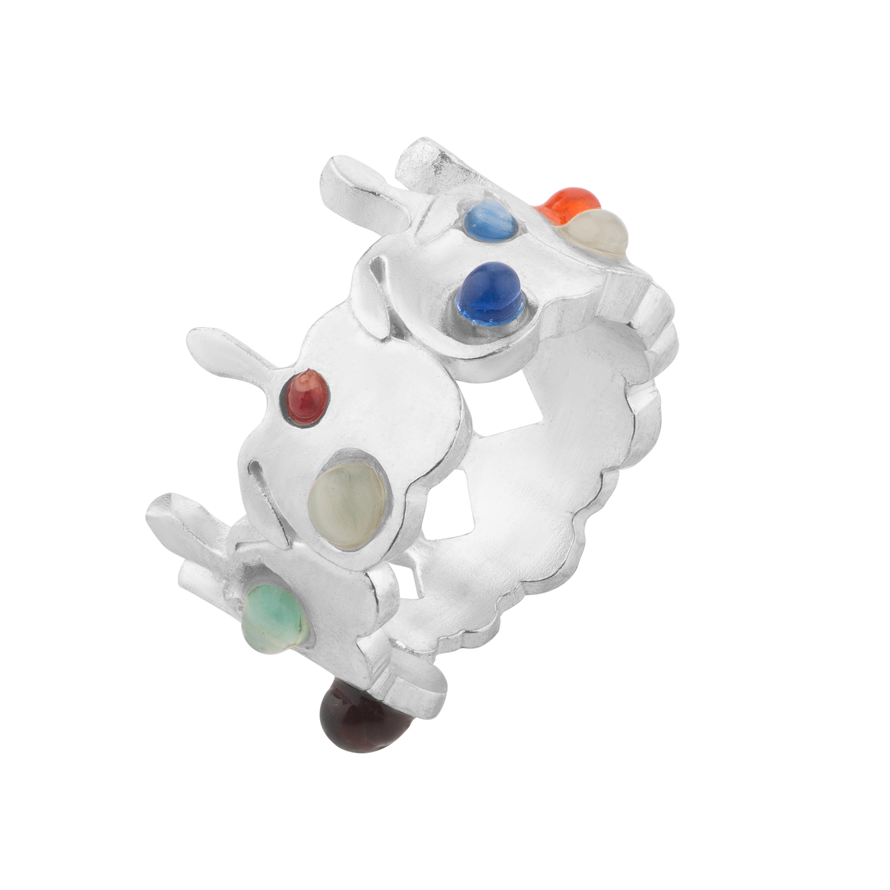 Cycle Glass Heart Ring - Paz Lifestyle
