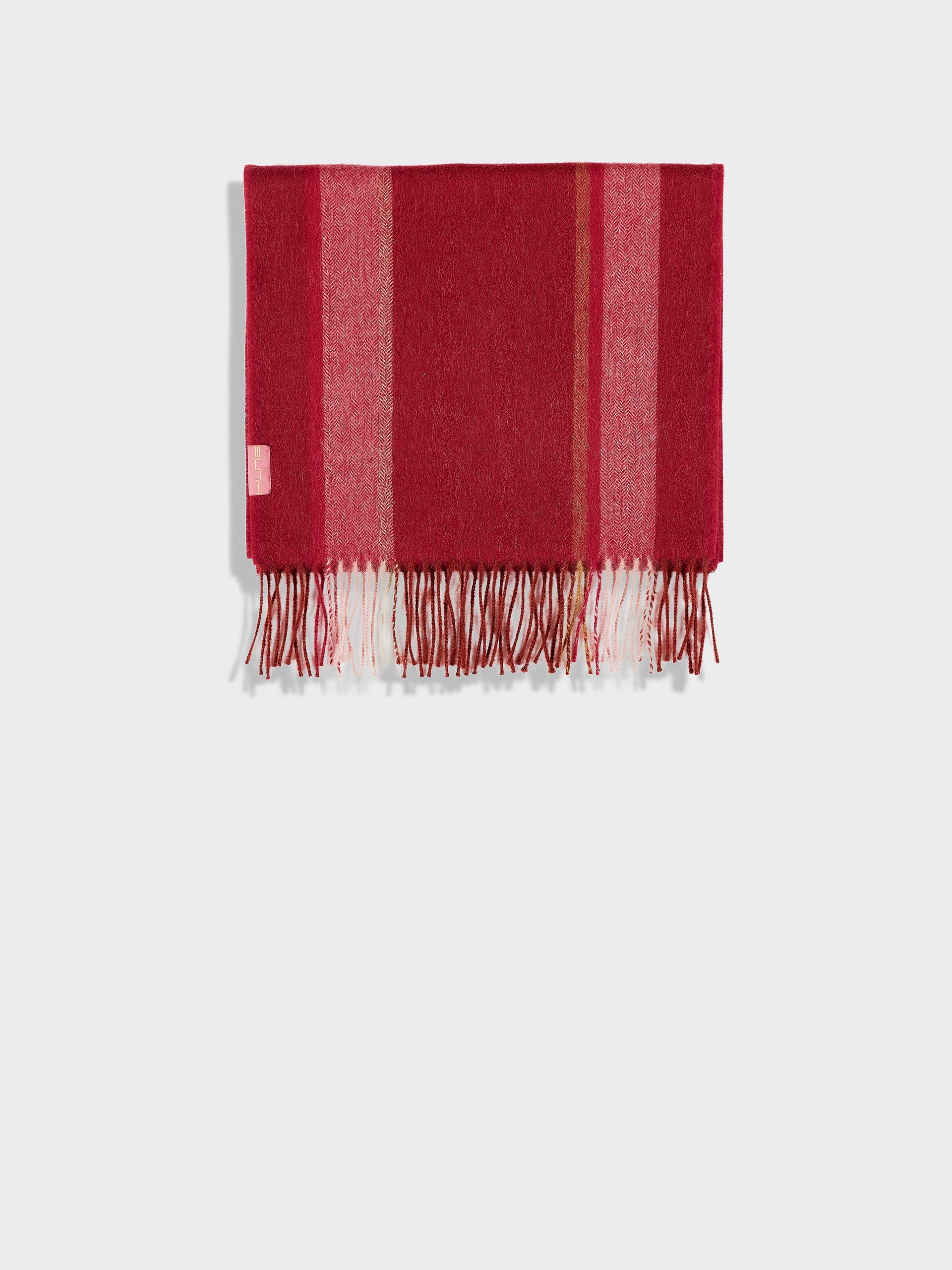 Perejil Scarf Baby Alpaca Color Red
