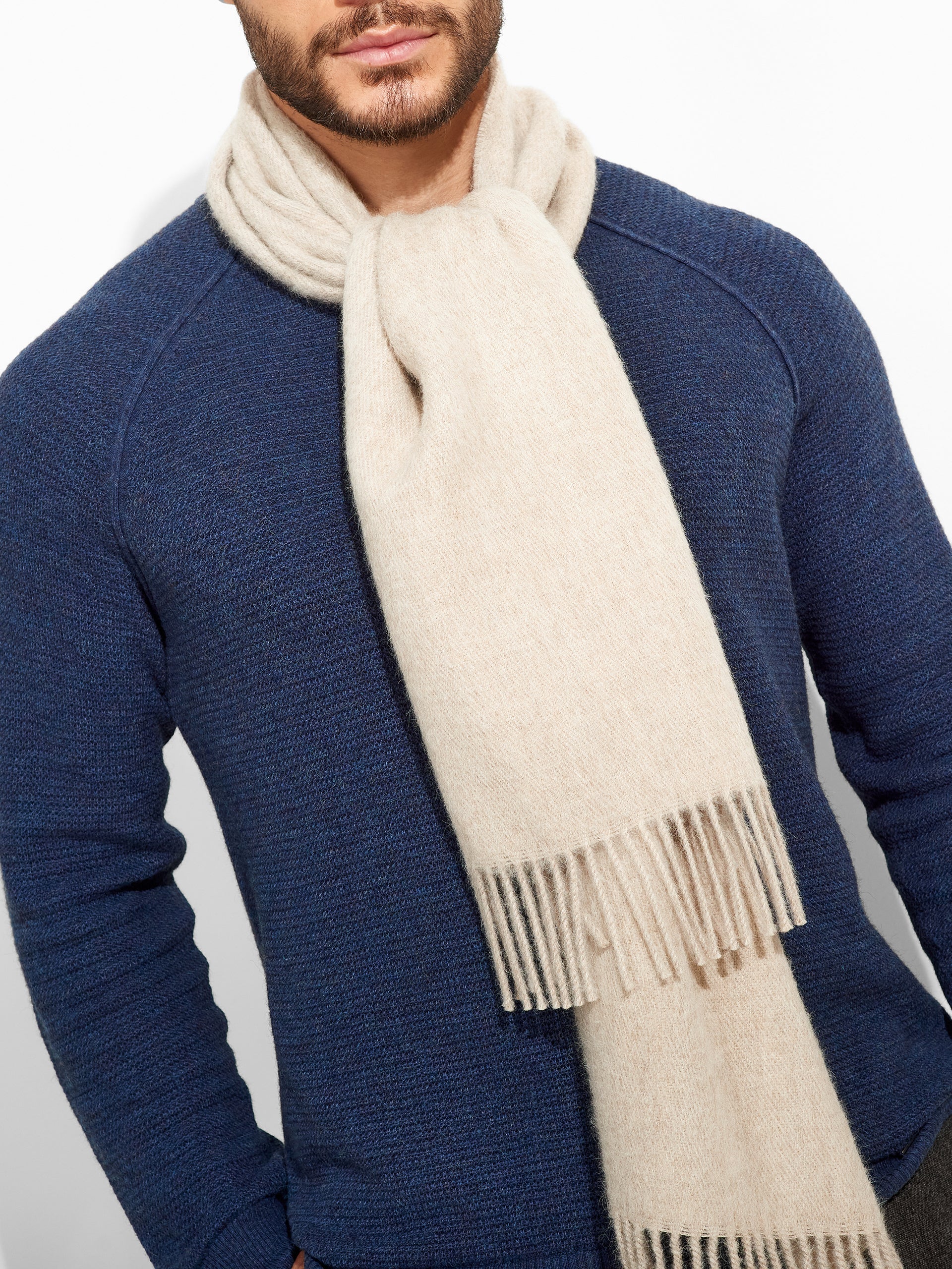 Zeta Scarf Baby Alpaca Color Beige