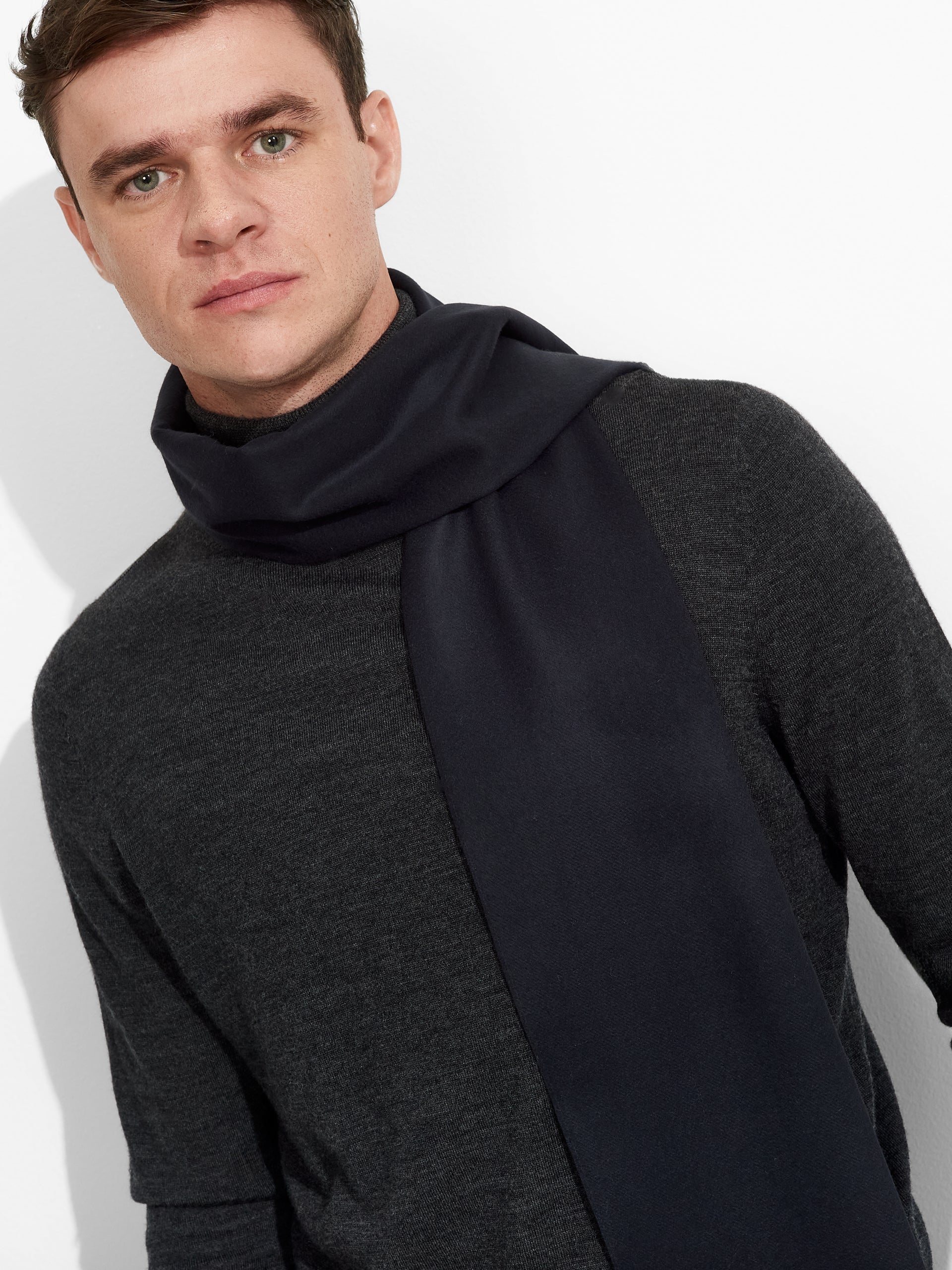 Basel Scarf Vicuna Color Blue - Paz Lifestyle