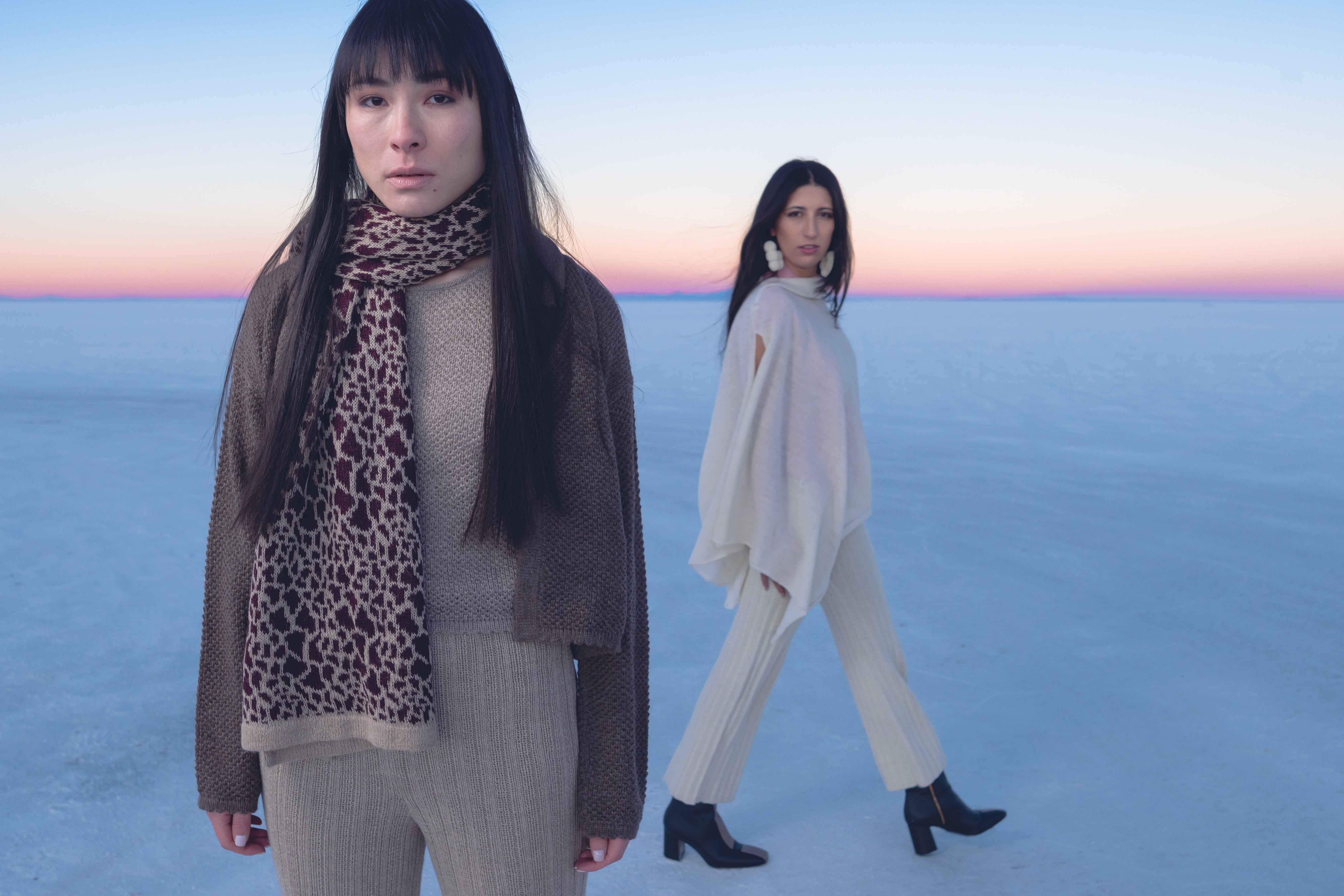 Print Alpaca Scarf - Paz Lifestyle