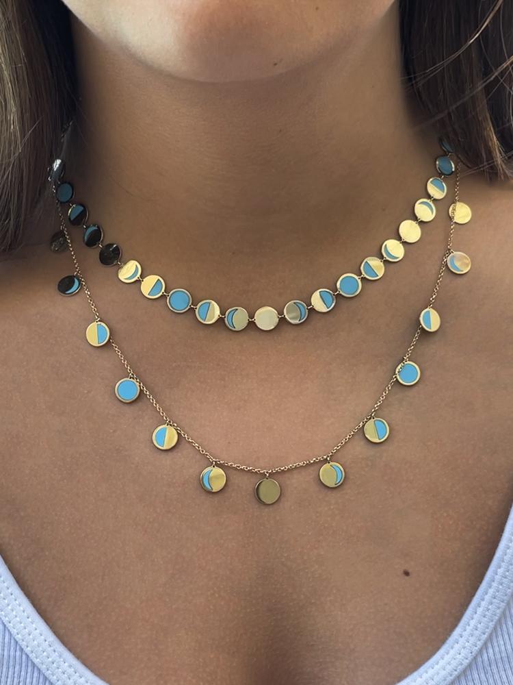 BOHEME CONFETTI LUNE SEQUIN BLEU rts - Paz Lifestyle