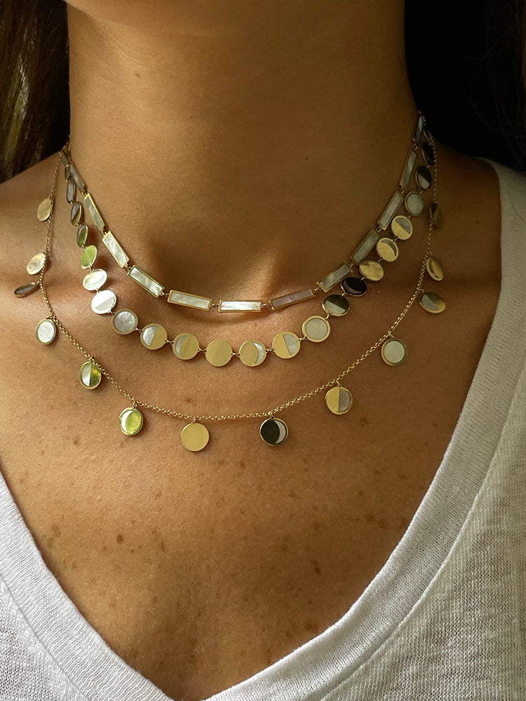 BOHEME CONFETTI LUNE BLANCHE CHAIN - Paz Lifestyle