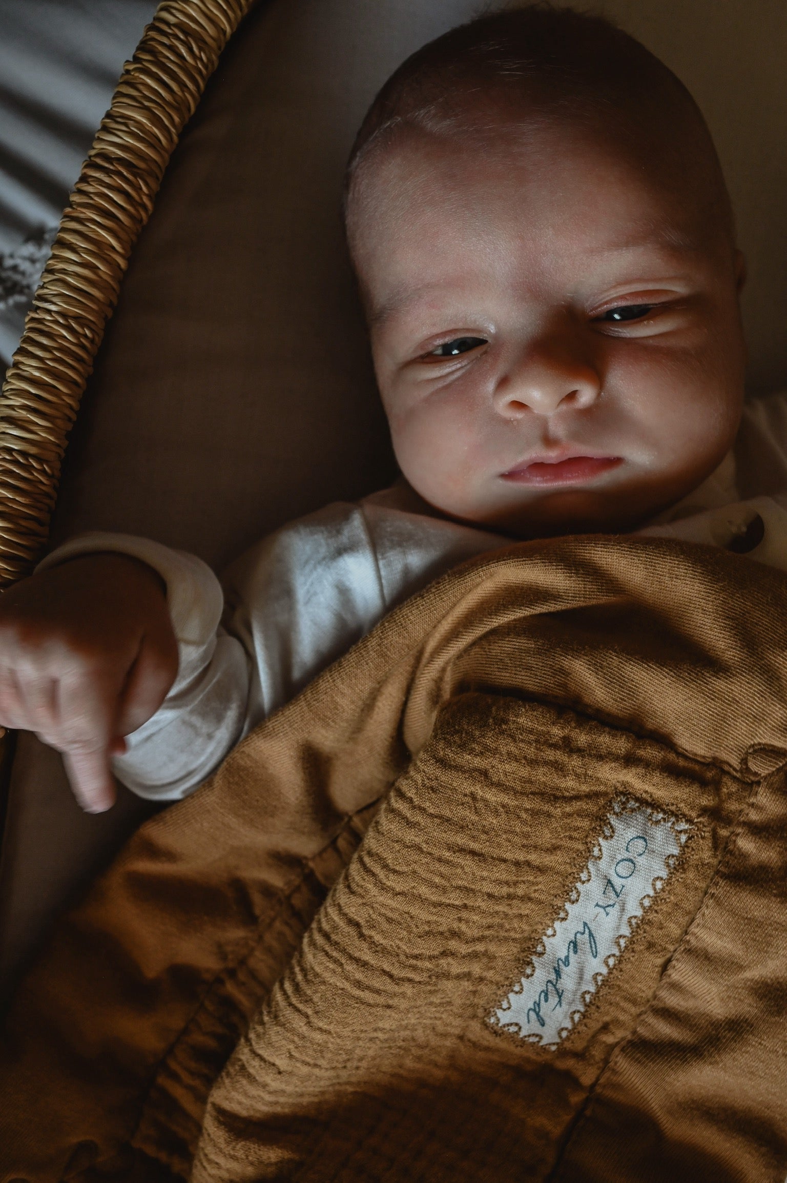 The Mini Cozy Lovey – Organic Baby Security Blanket Set - Gold