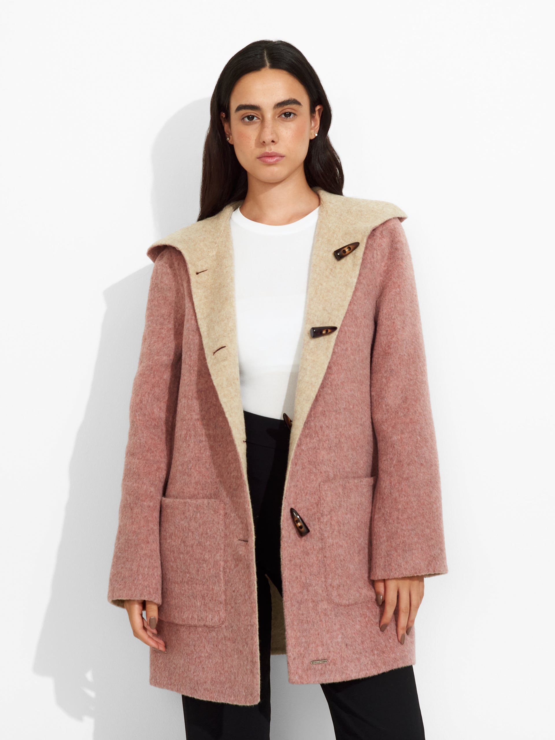 Alaia Coat Baby Alpaca Color Pink - Paz Lifestyle