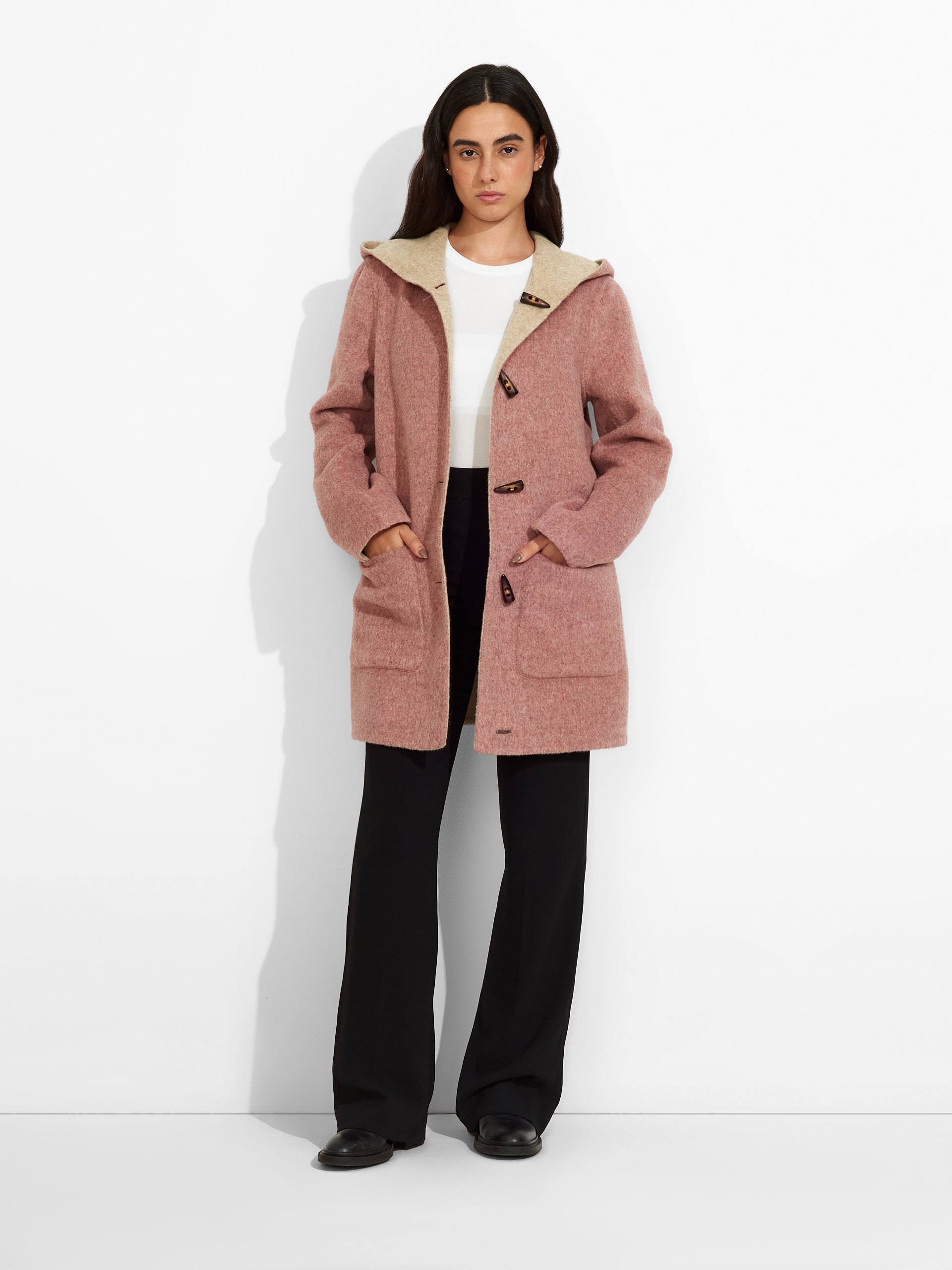 Alaia Coat Baby Alpaca Color Pink - Paz Lifestyle