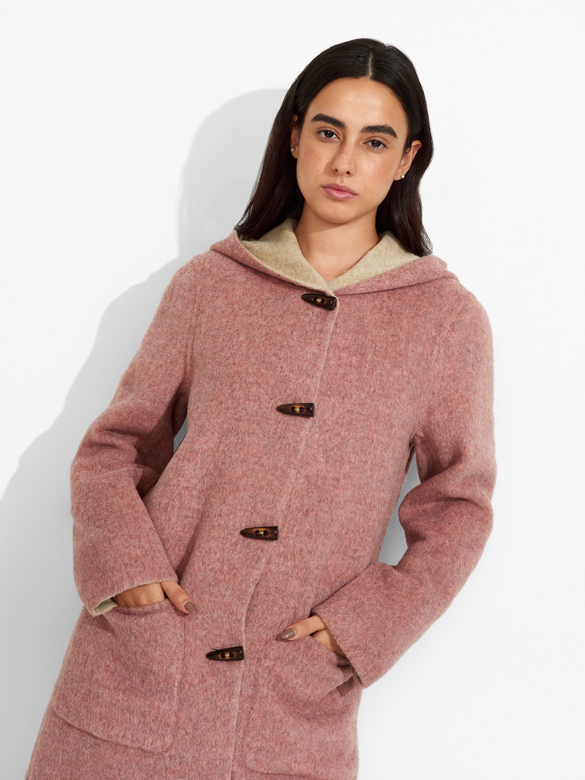 Alaia Coat Baby Alpaca Color Pink - Paz Lifestyle