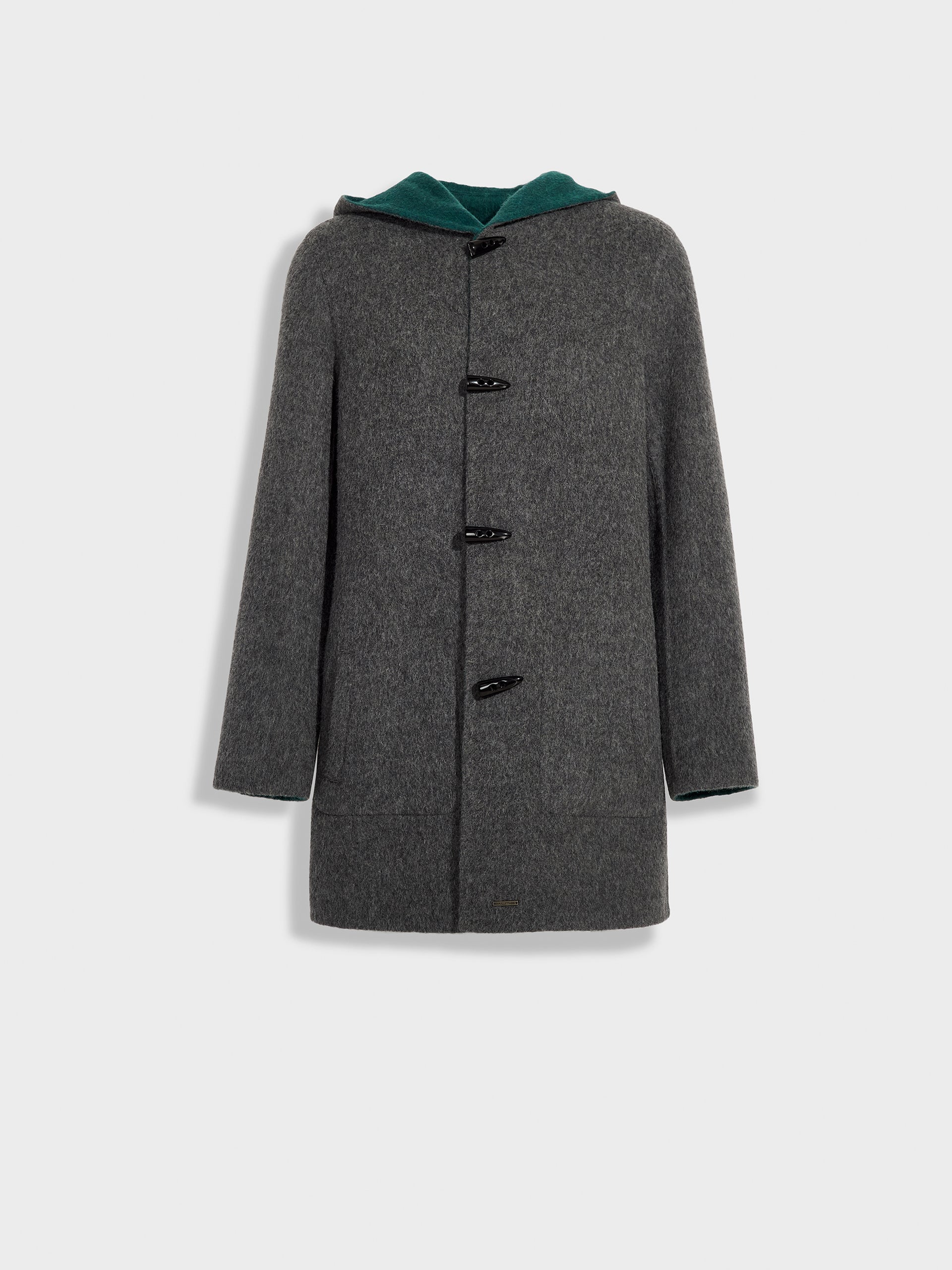Alaia Coat Baby Alpaca Color Green - Paz Lifestyle