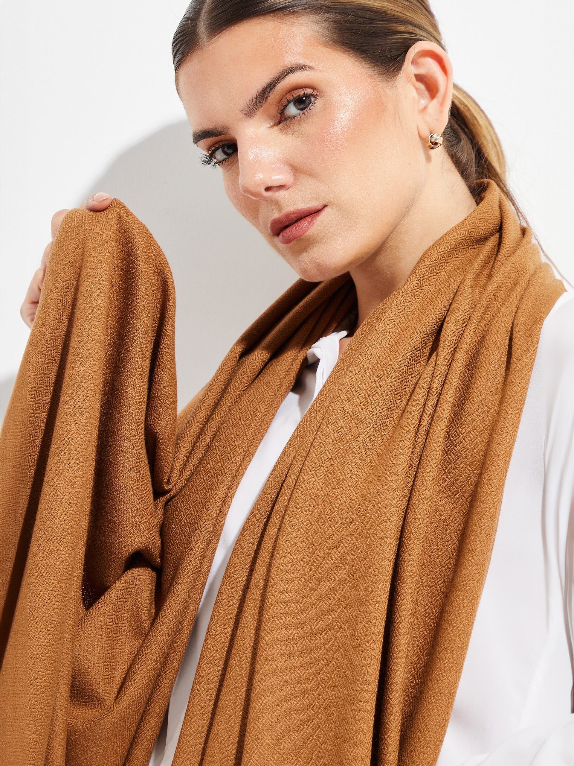 Bellinzona Shawl Vicuña Color Vicuna