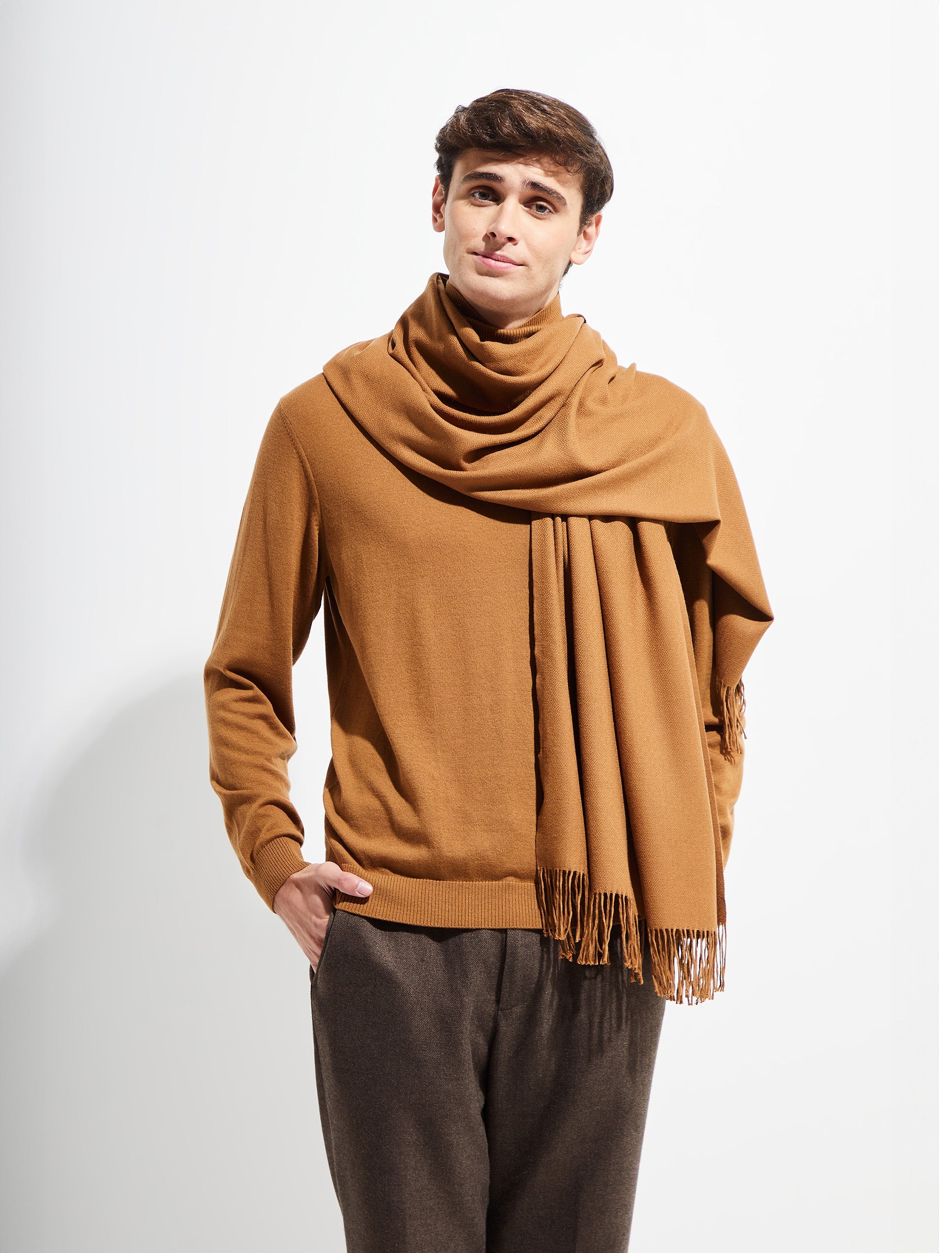 Bellinzona Shawl Vicuña Color Vicuna