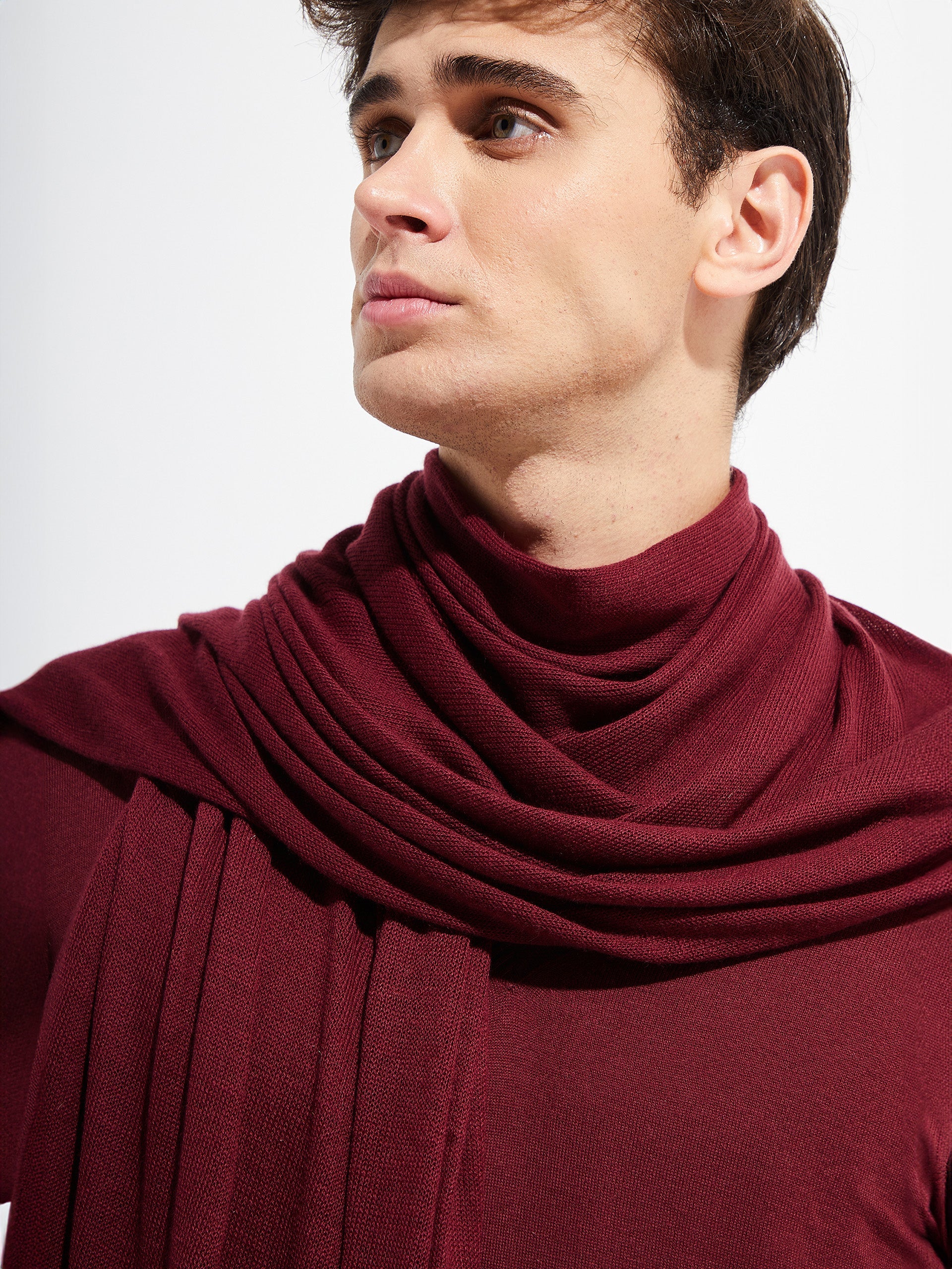 Bouveret Shawl Vicuña Color Burdeo