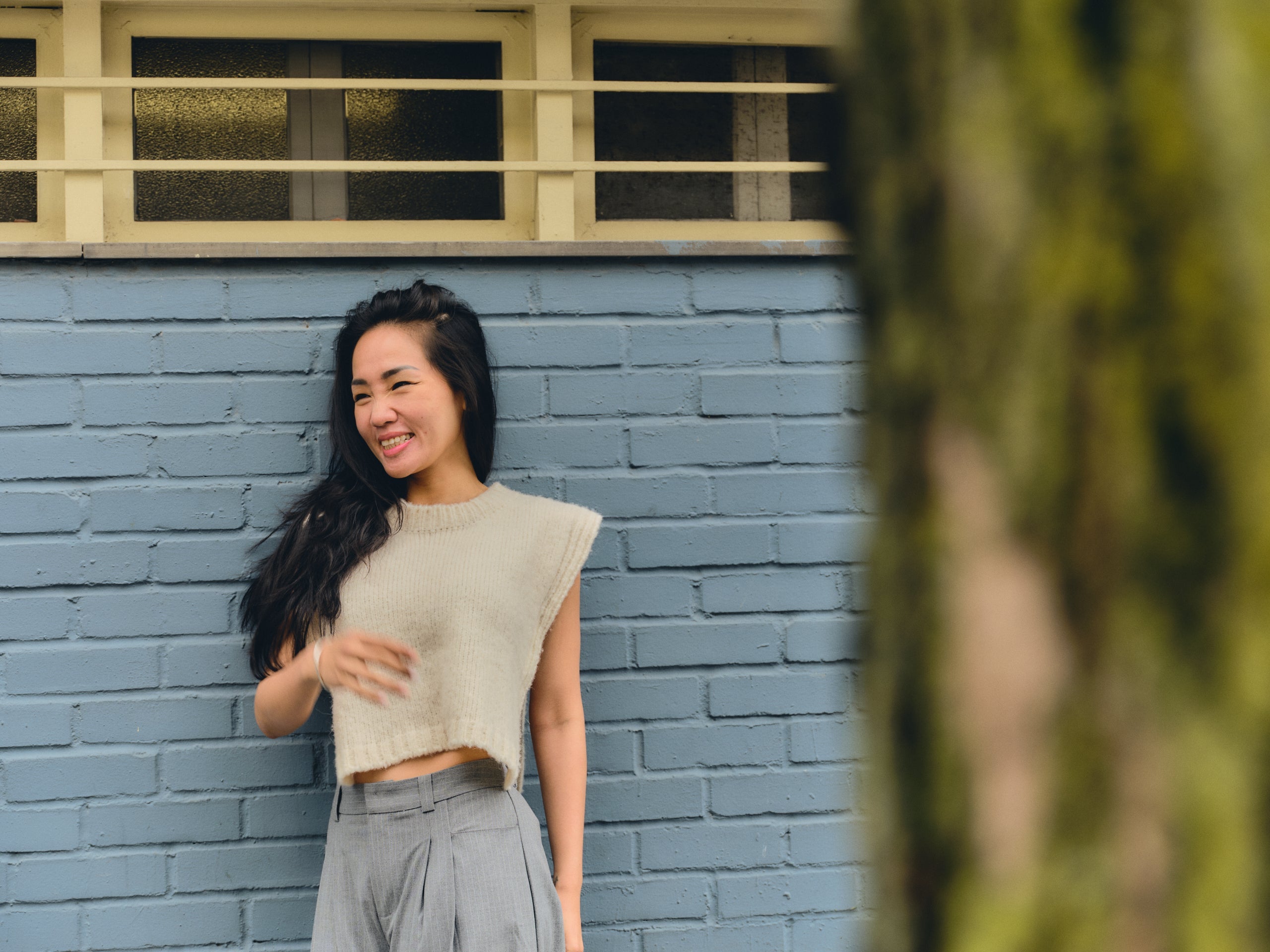 Munasiri Llama Vest — hand-knitted llama wool vest, timeless layering piece inspired by the Aymara word for love, handmade in Bolivia.