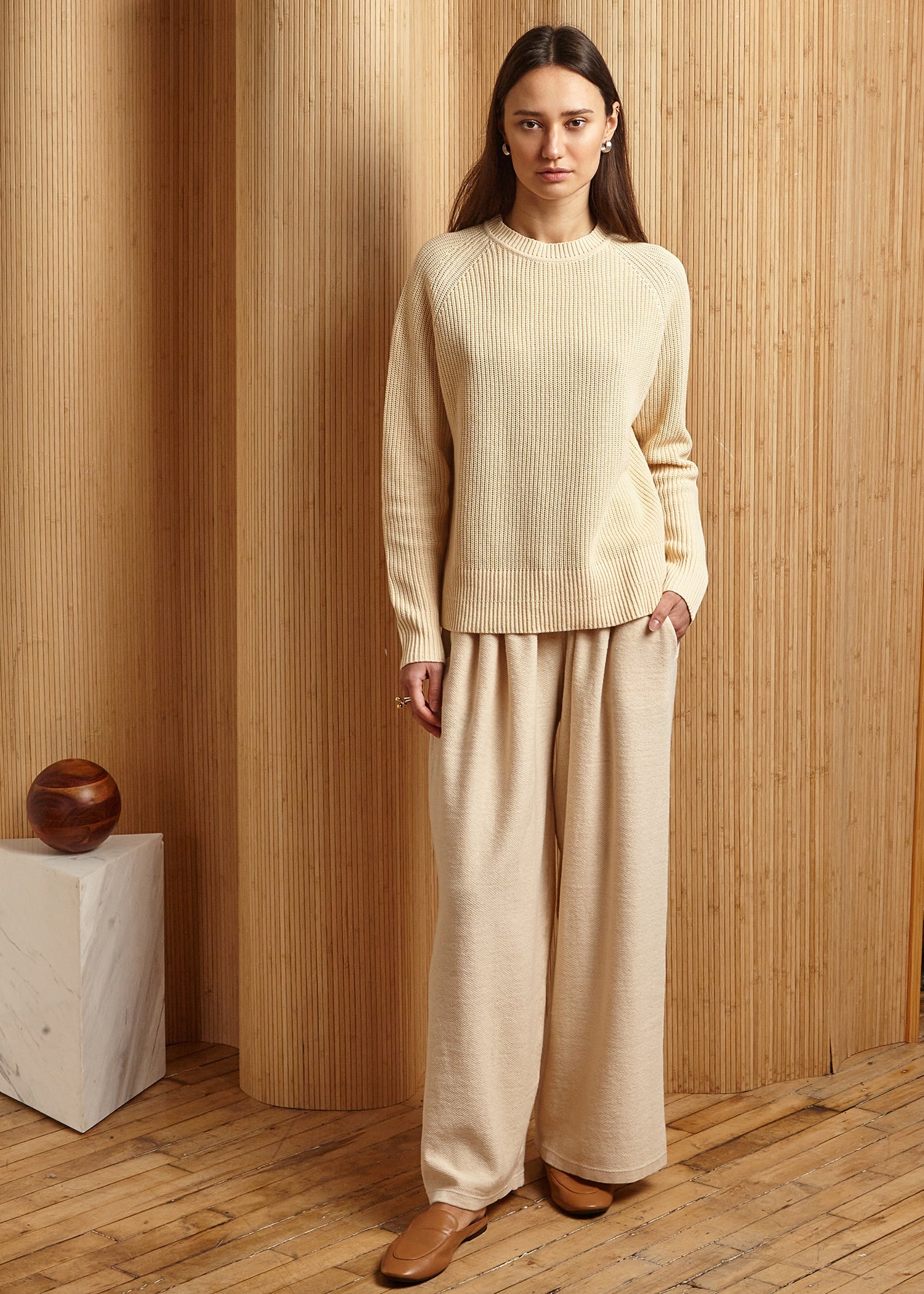 Romy Ribbed Crew