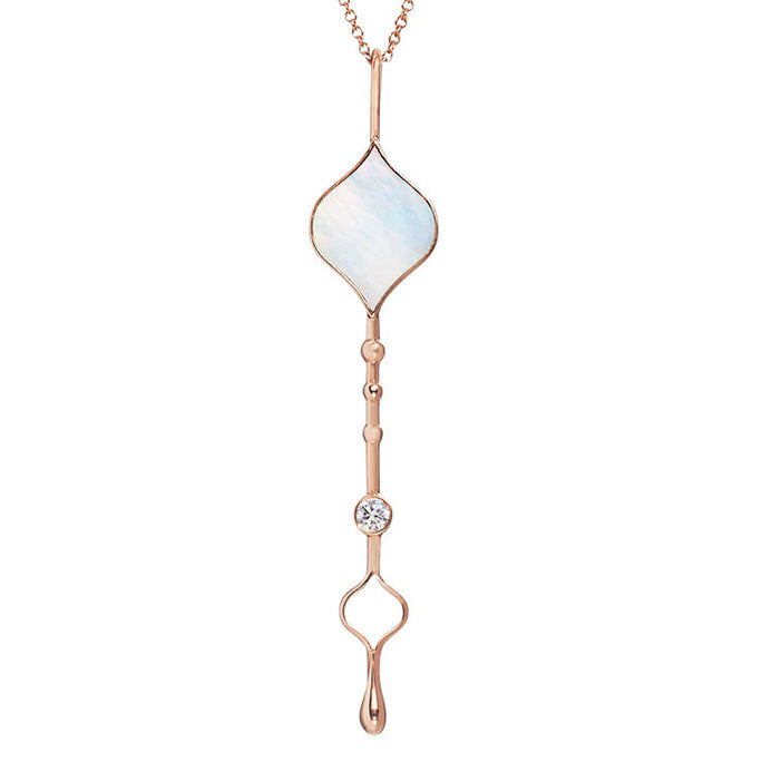 Unity Wand Pendant in Rose Gold - Paz Lifestyle