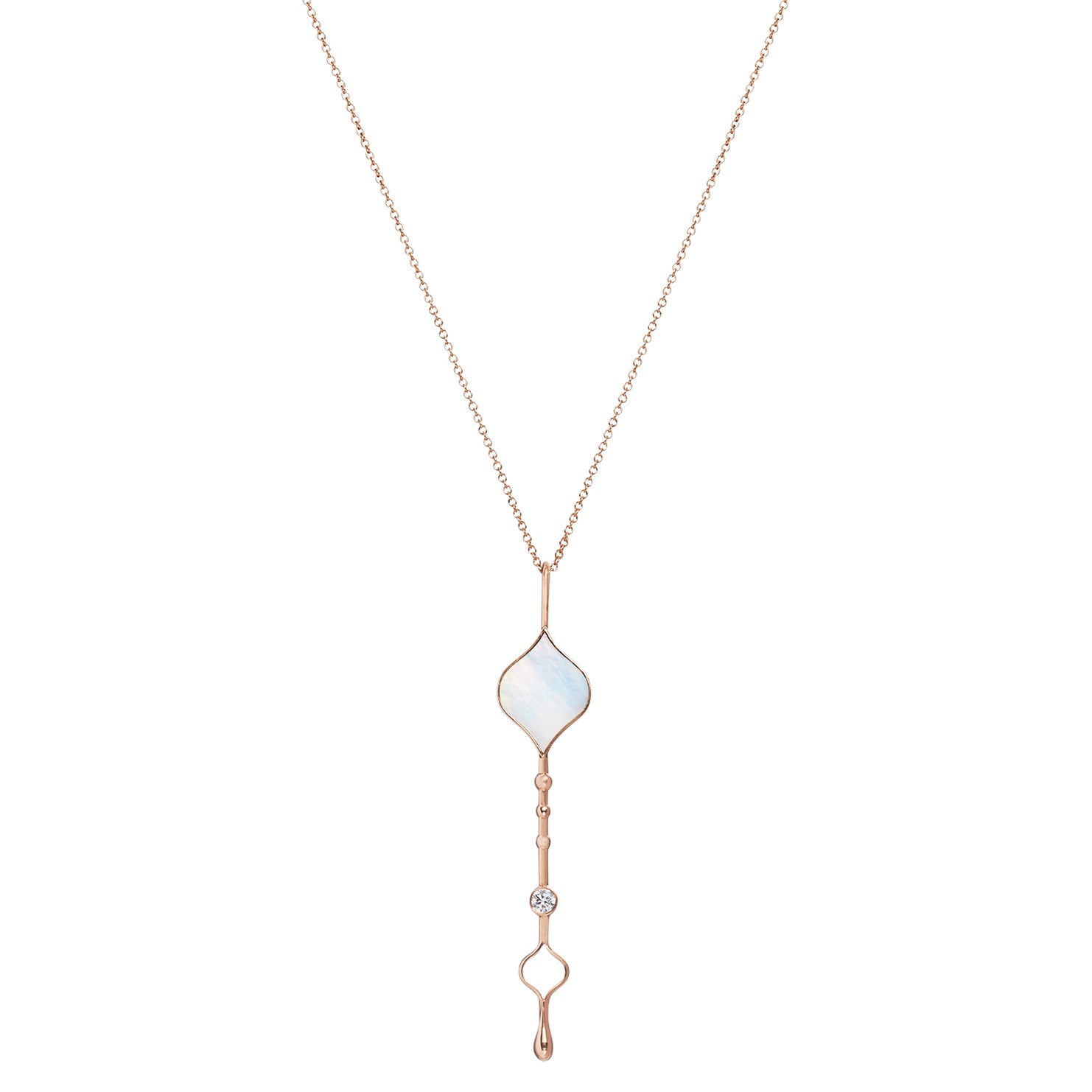Unity Wand Pendant in Rose Gold - Paz Lifestyle
