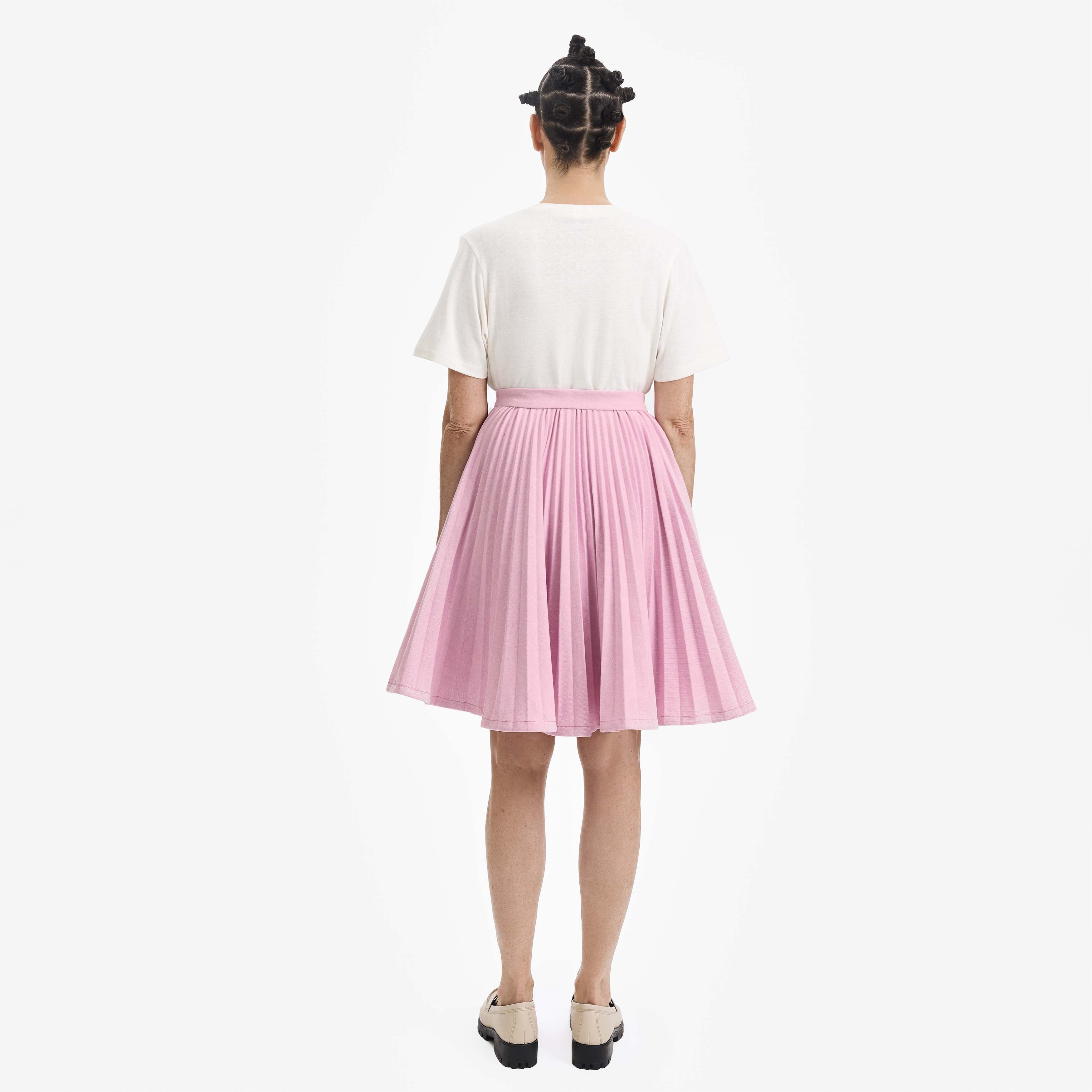 Denim Pleated Mini Skirt - Paz Lifestyle