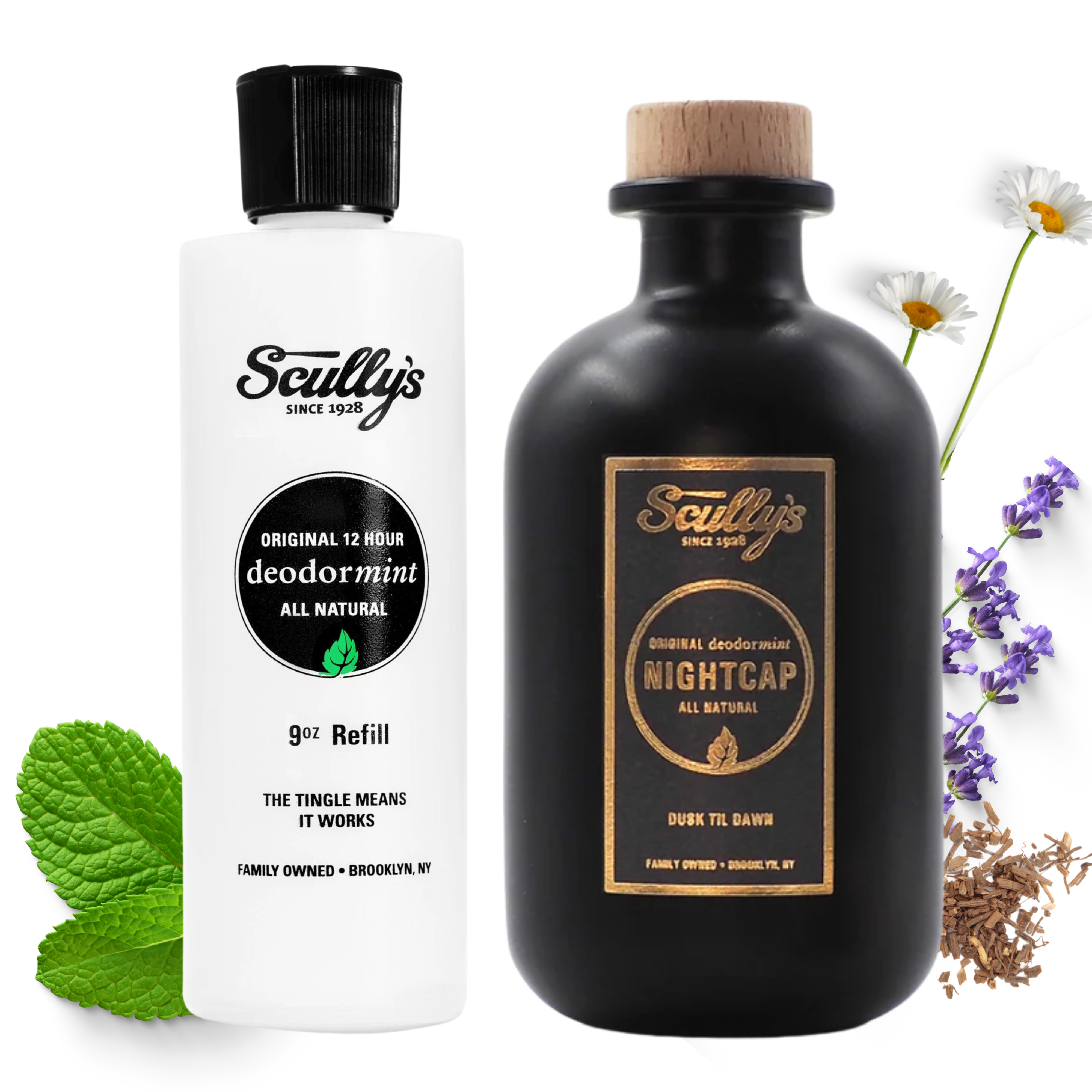 Scully's AM/PM Deodormint Refill Duo