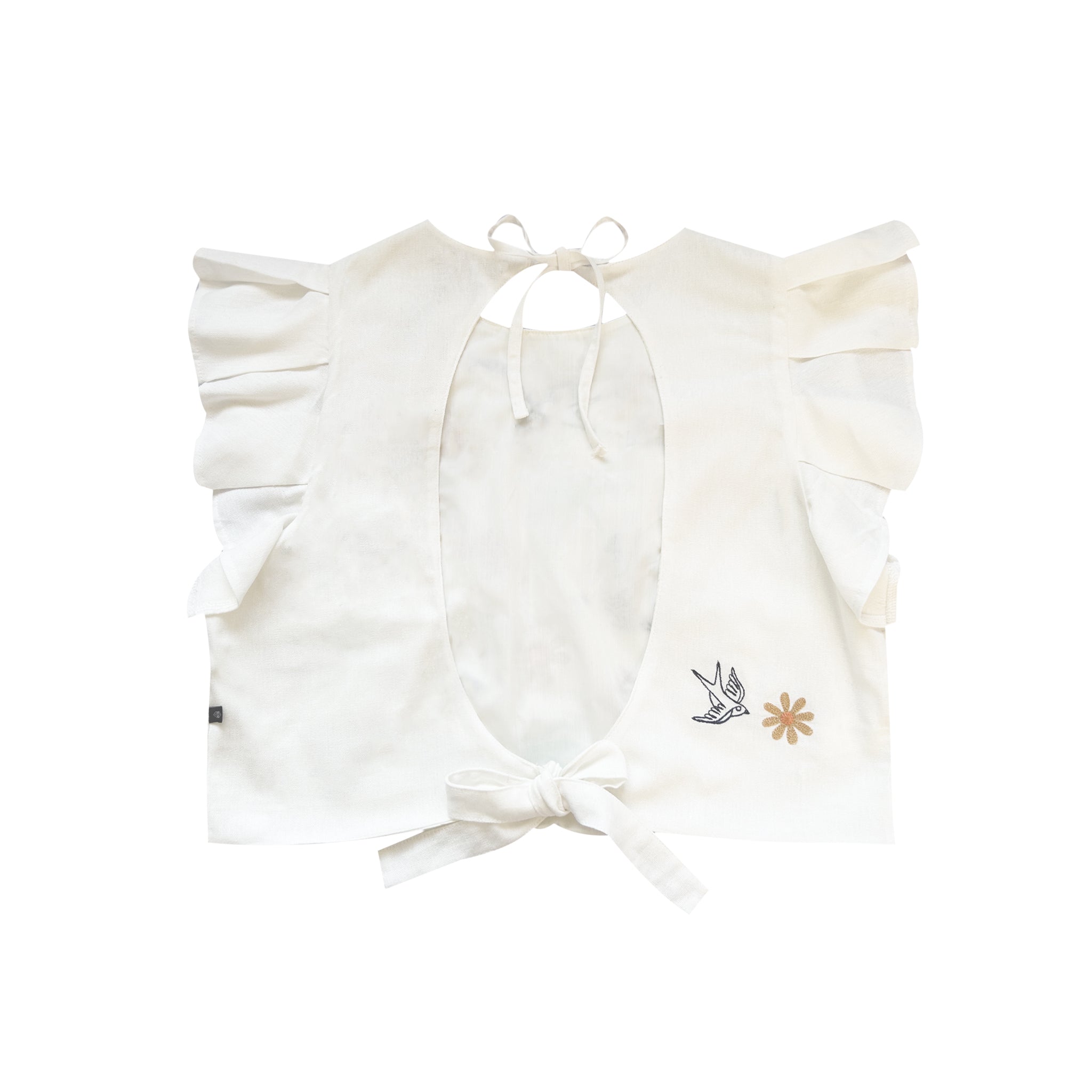 AGUSTINA - SWALLOWS CROP SHIRT - NOQA KASHANI COLLECTION - Paz Lifestyle