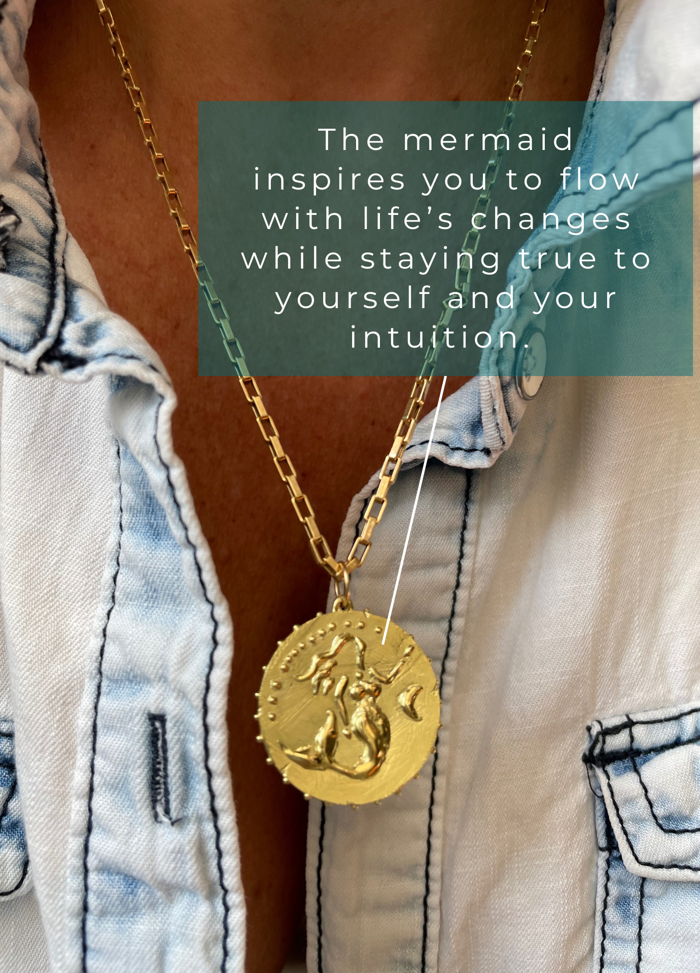 BOHEME LA GRANDE SIRENE GOLD CHARM - Paz Lifestyle