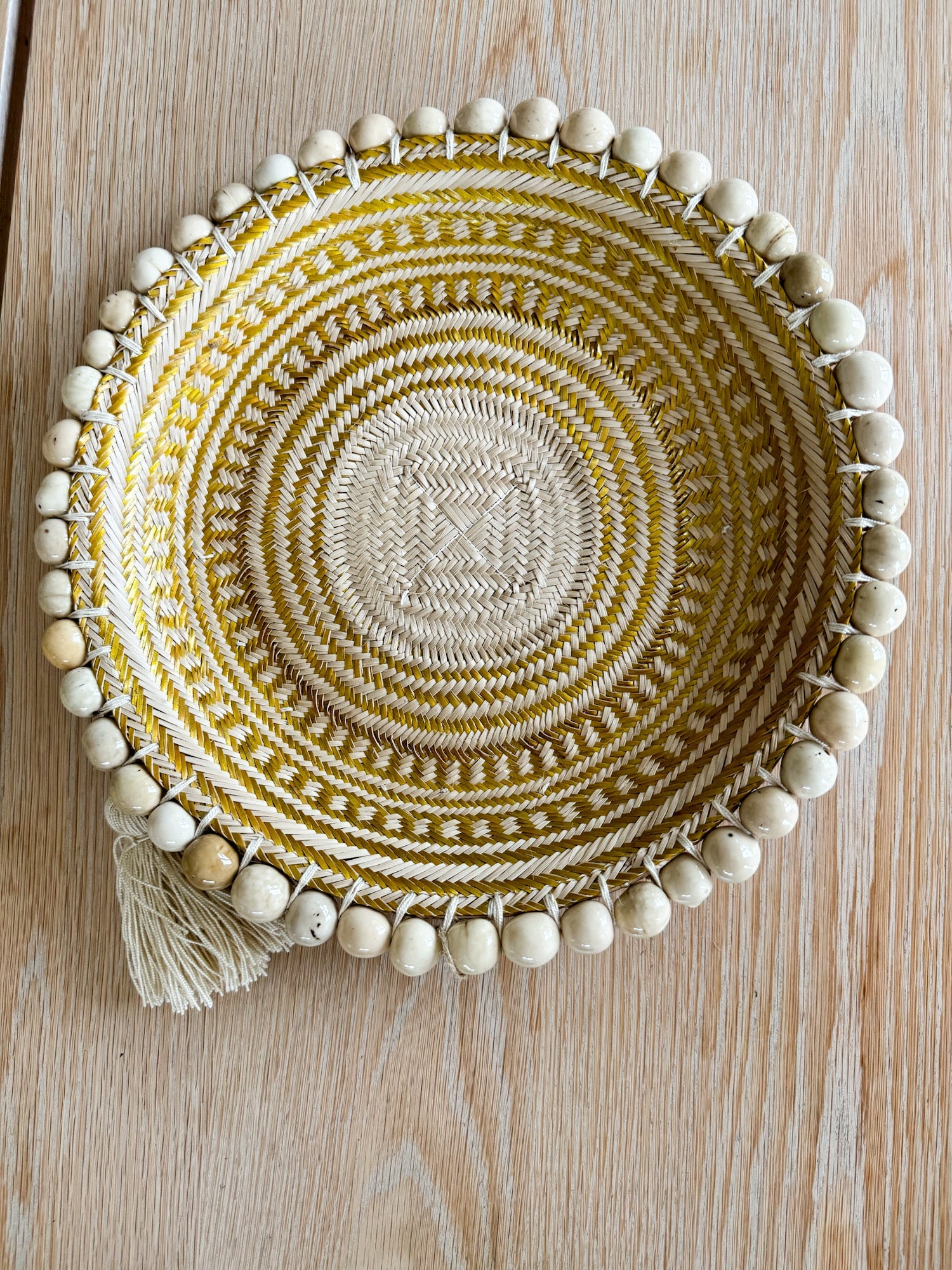 Teiruma - Fruit Basket with Tawa Seeds Bone - Paz Lifestyle