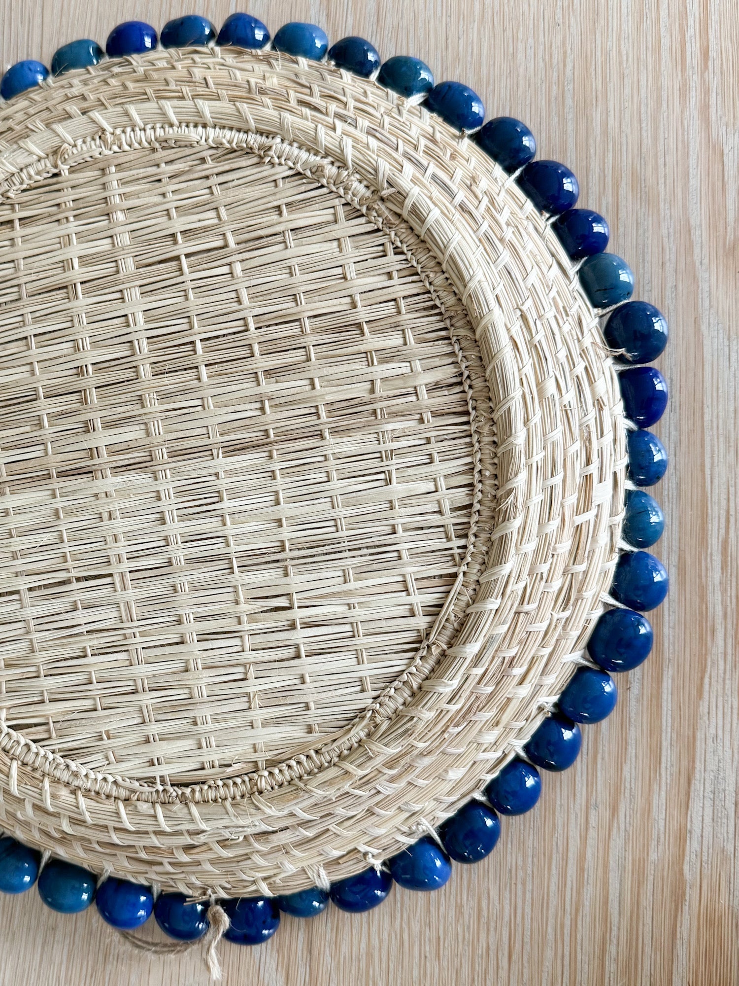 Teiruma - Fruit Basket with Tawa Seeds Blue