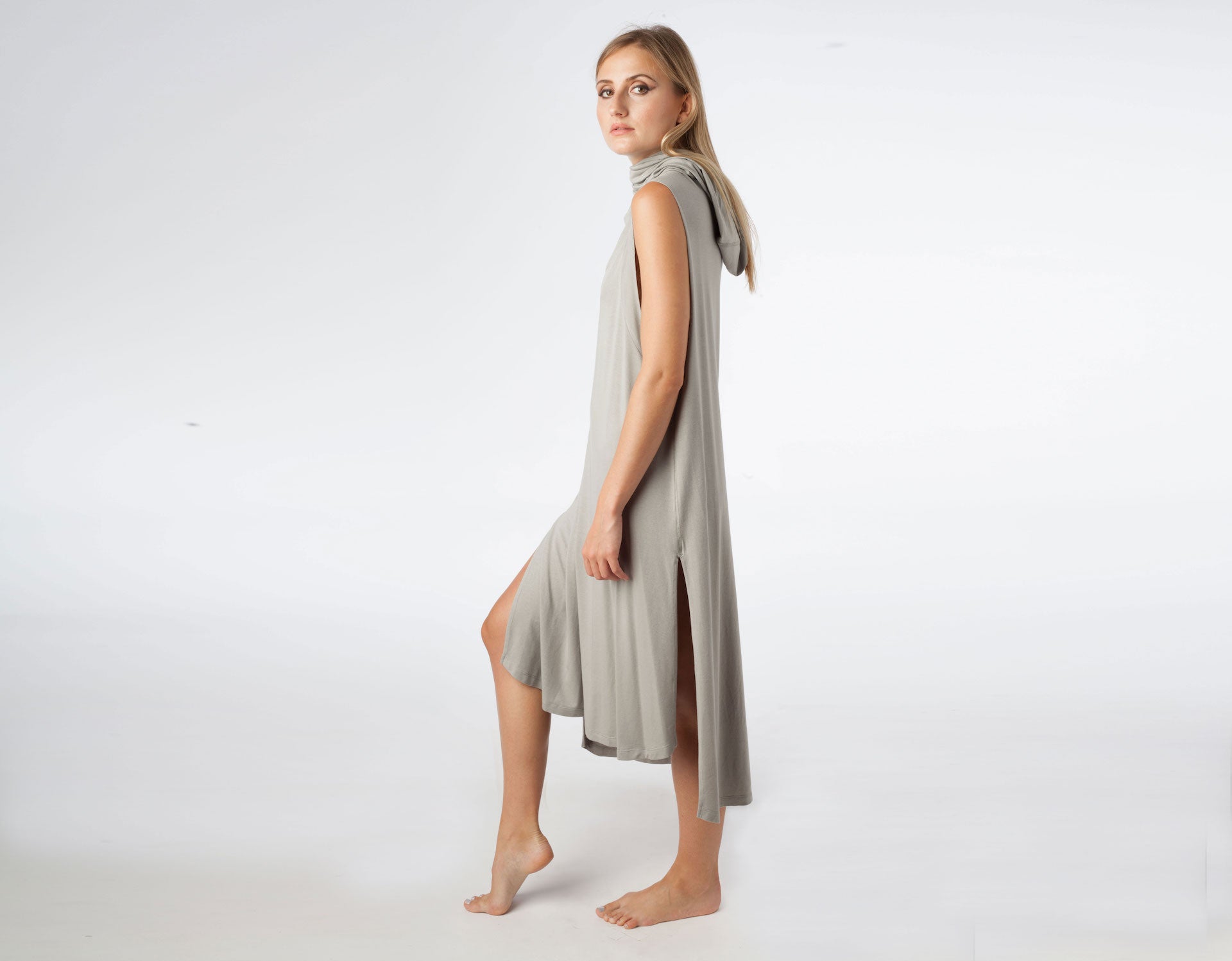 grey summer dress by Lâcher Prise Apparel