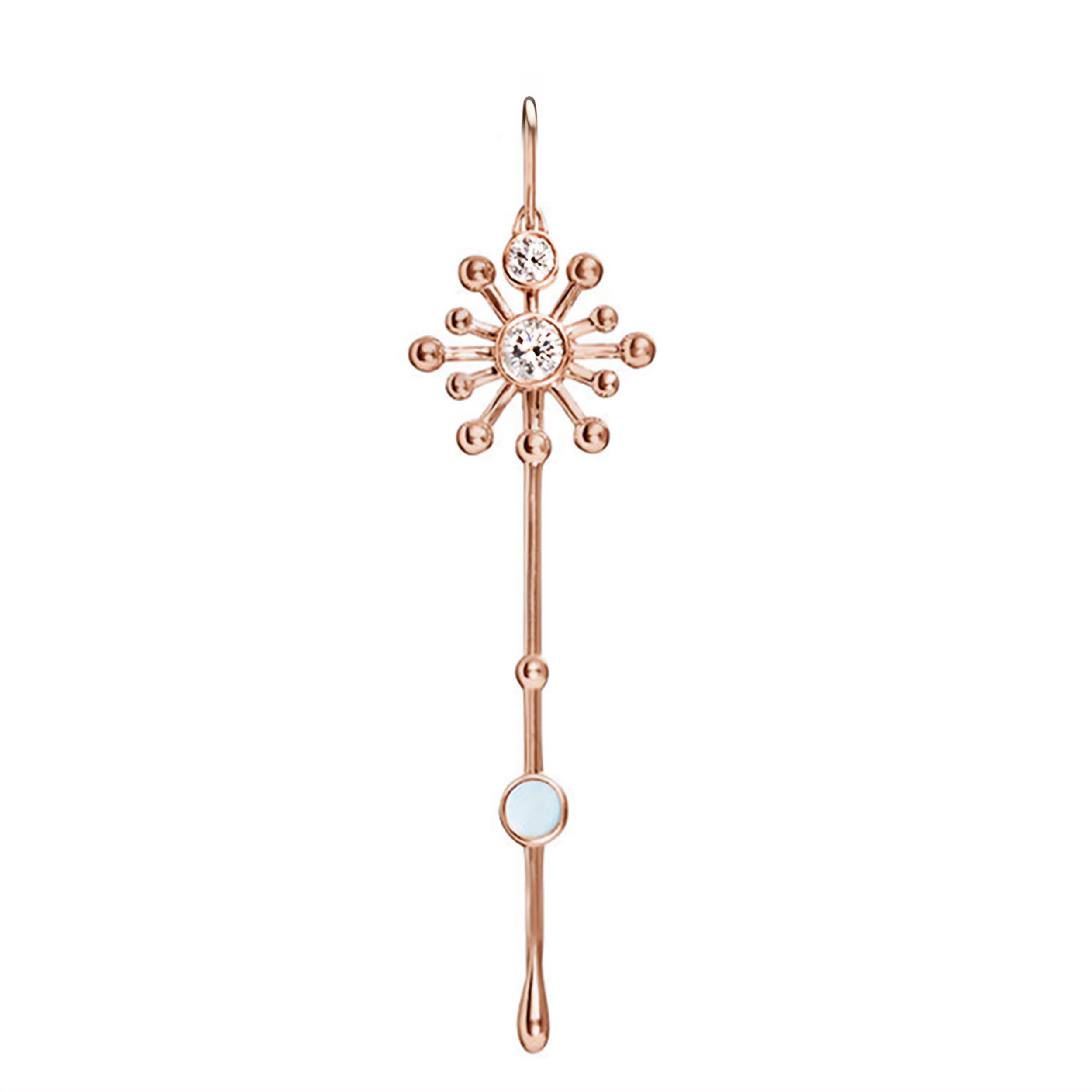 Light Wand Pendant in Rose Gold - Paz Lifestyle