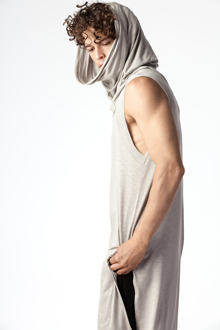 unisex hoodie grey summer dress by Lâcher Prise Apparel