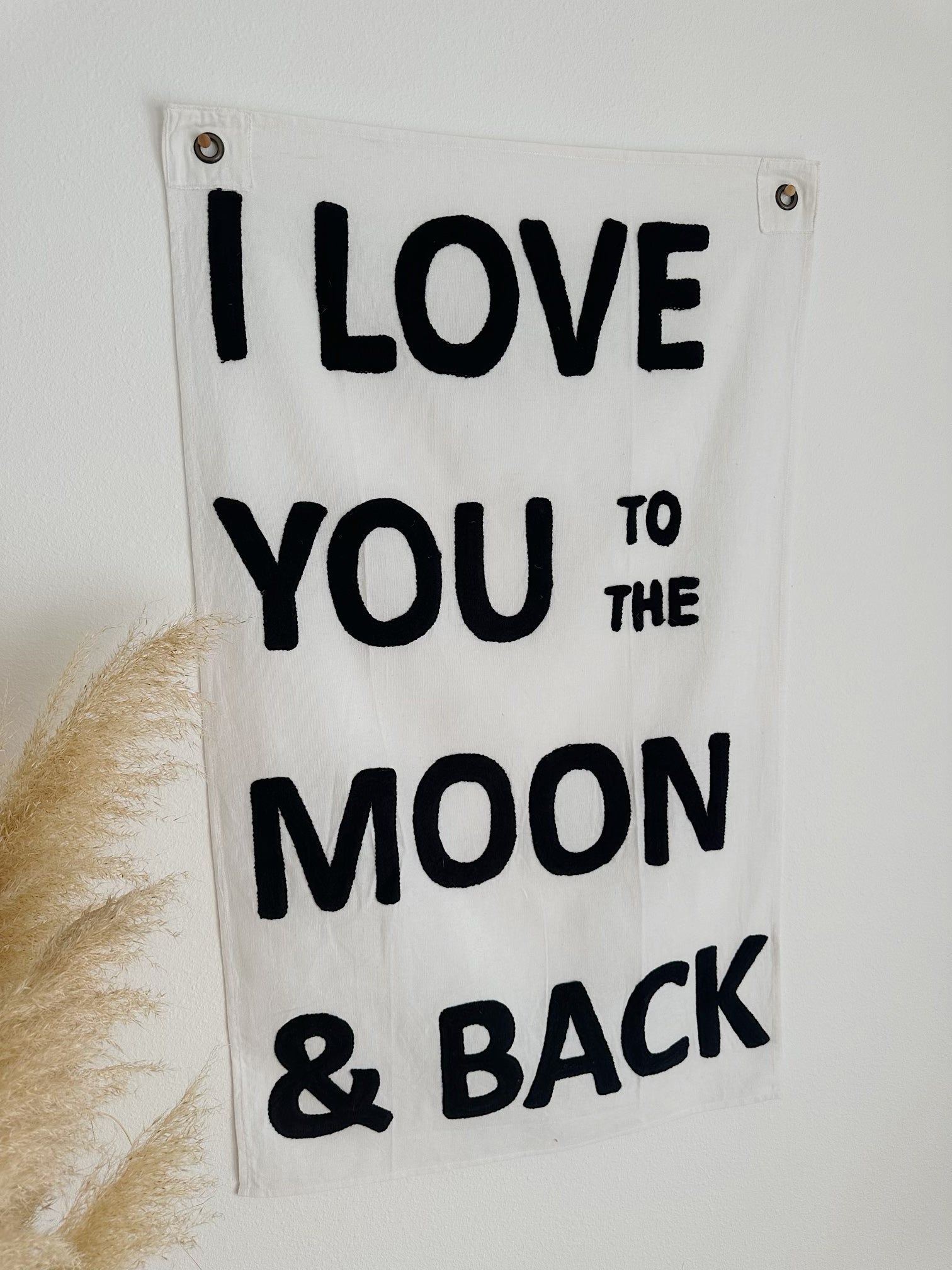 I Love You to the Moon and Back Handmade Wall Tapestry - Paz Lifestyle