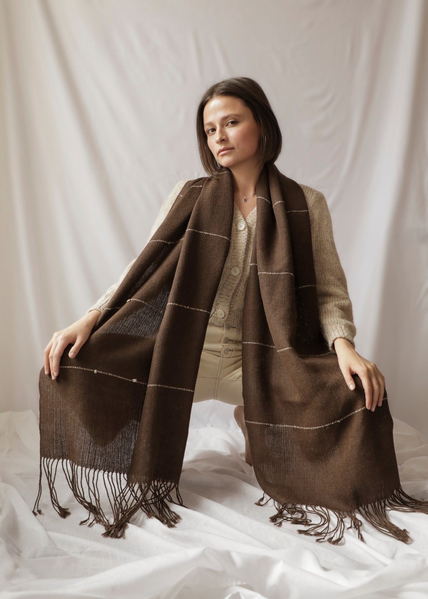 Yatiri Llama Shawl - Paz Lifestyle