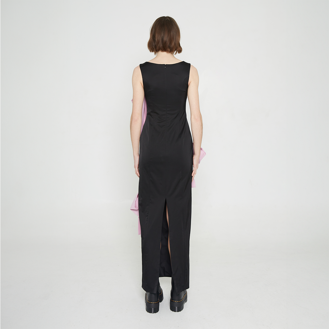 Maxi Pink Bow Evening Gown - Paz Lifestyle