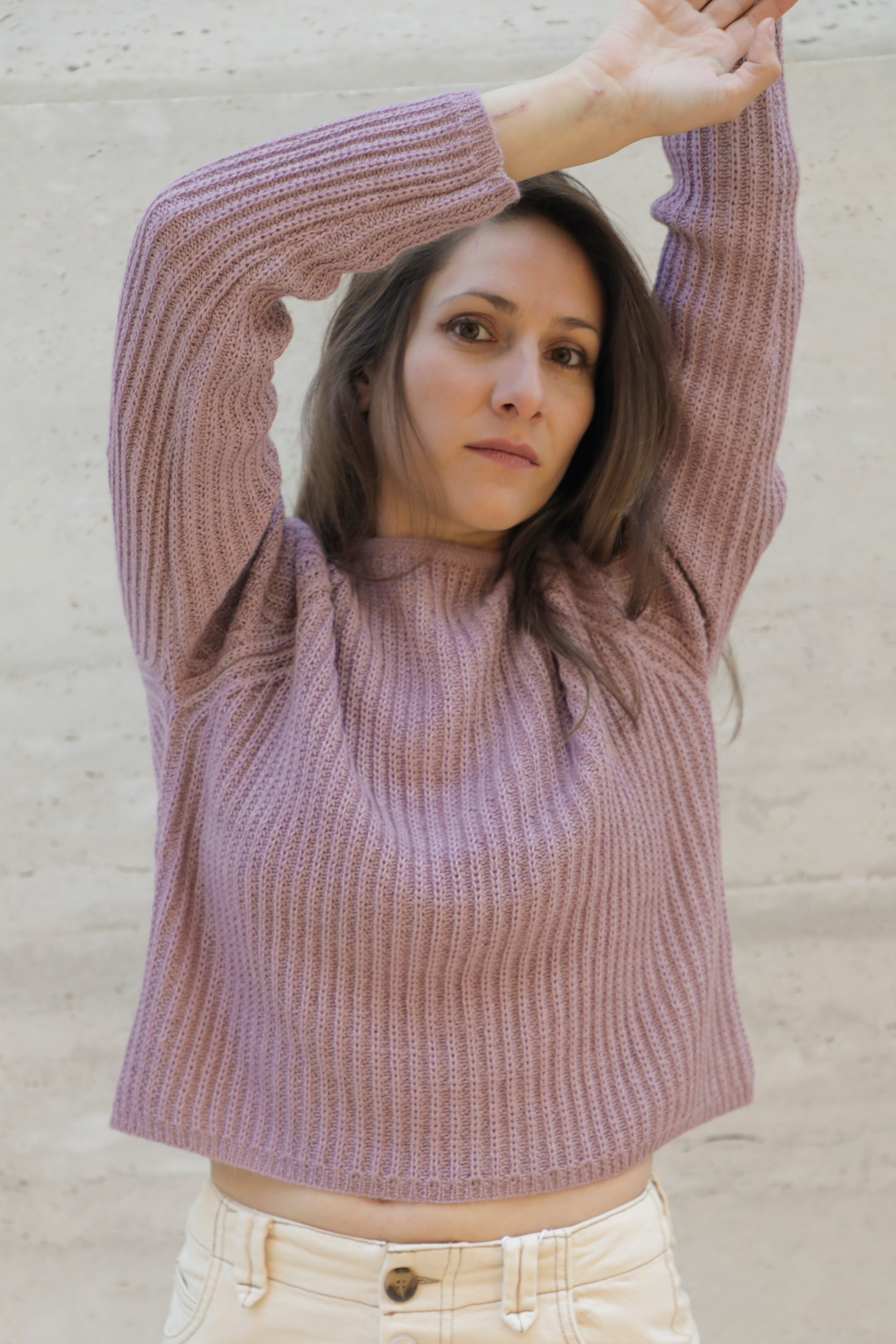 Sawika Crop Alpaca Sweater - Paz Lifestyle