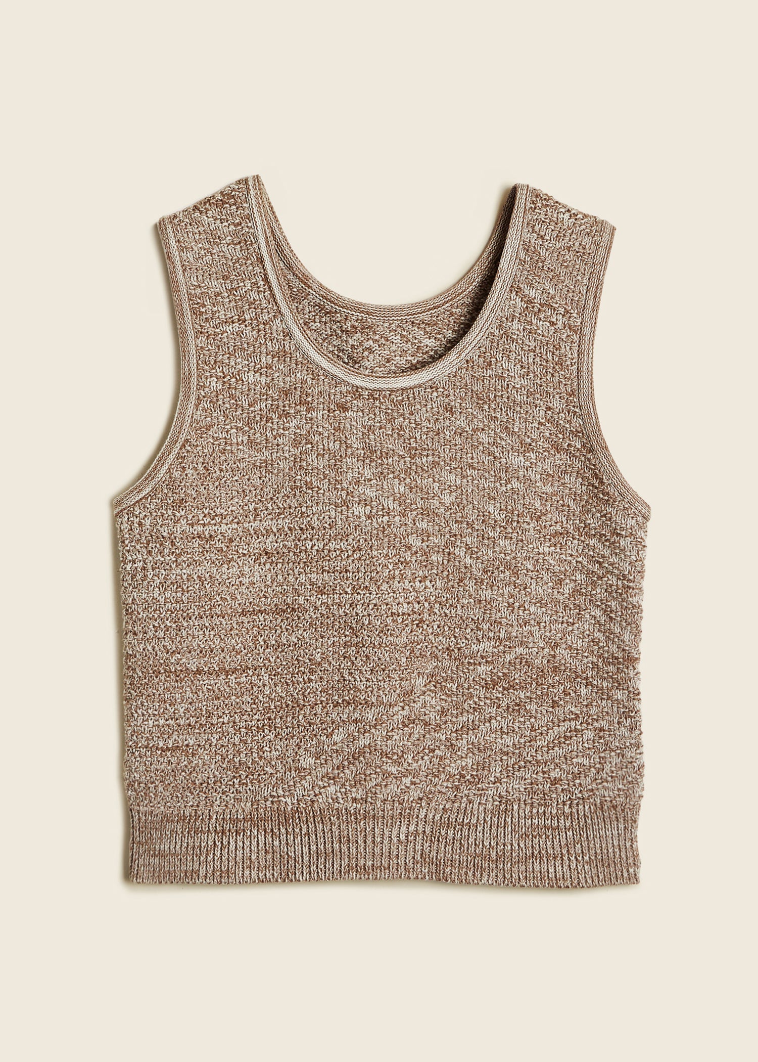 Angled Rib Crochet Vest - Paz Lifestyle