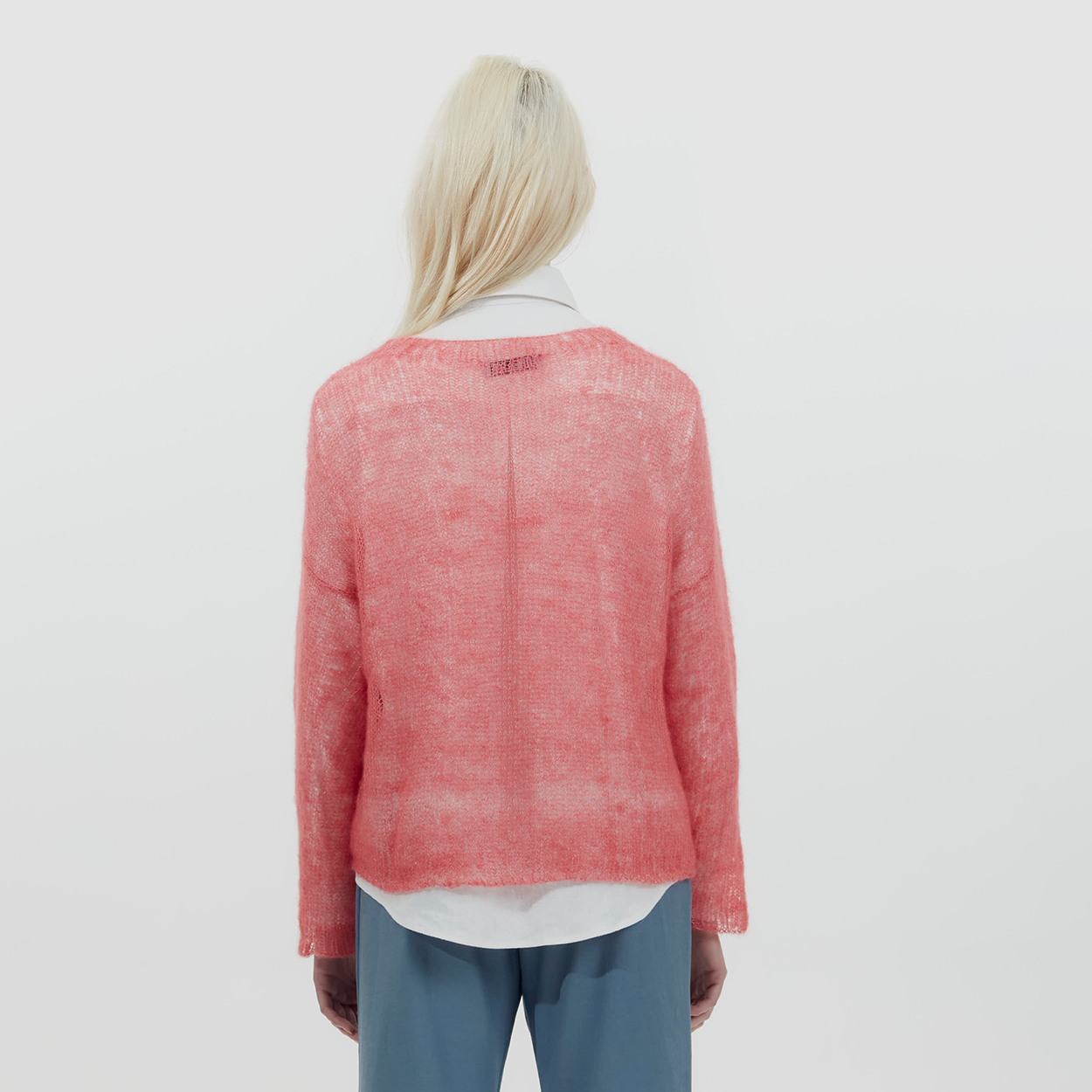 Pink Mohair Pullover - Paz Lifestyle