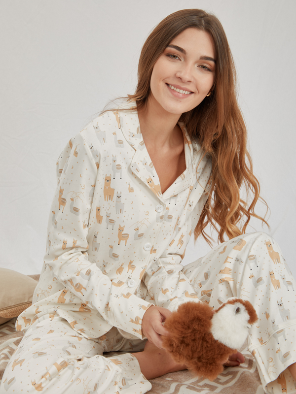 Alpacas Dream Pajama Soft - Paz Lifestyle 