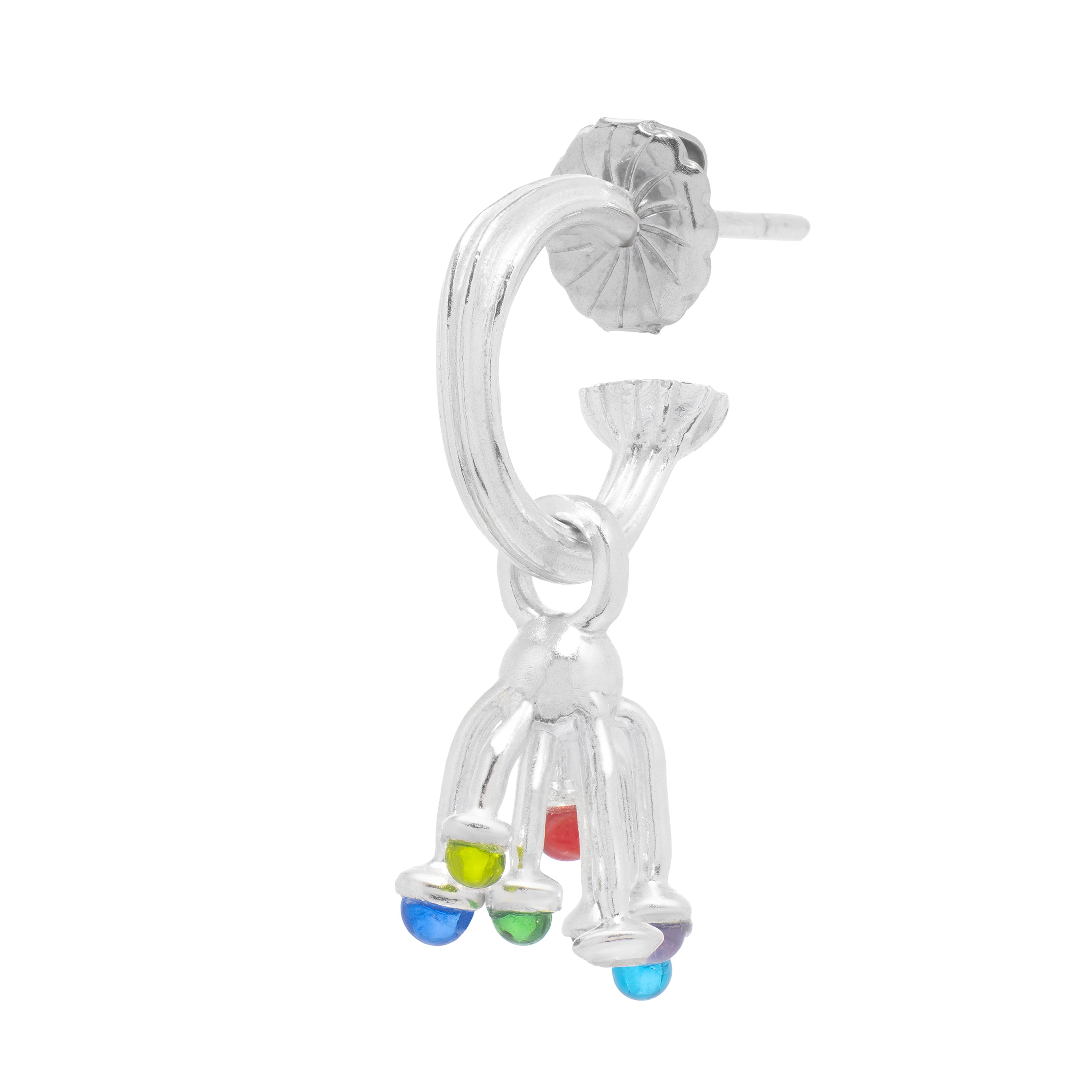 Tiny Glass MultiMush Earring / Ear Cuff - Paz Lifestyle 
