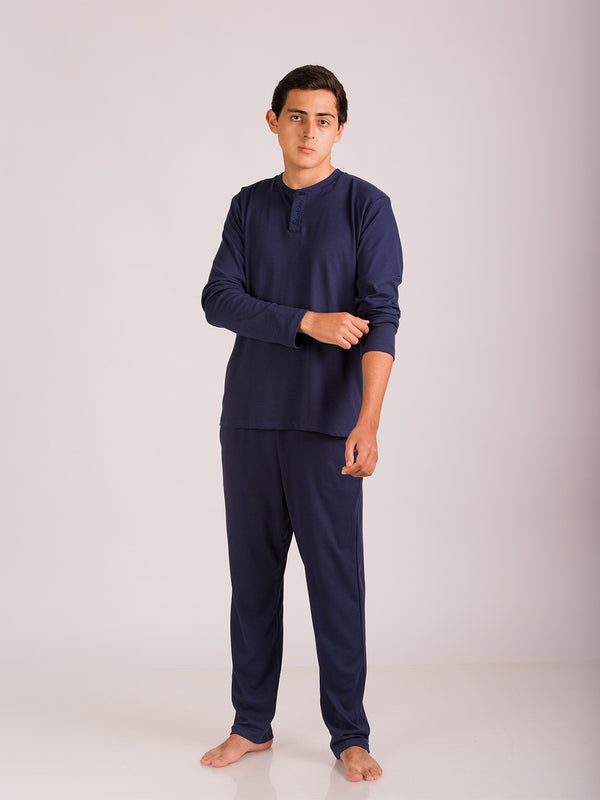 Renzo Blue Extra Soft Pajamas