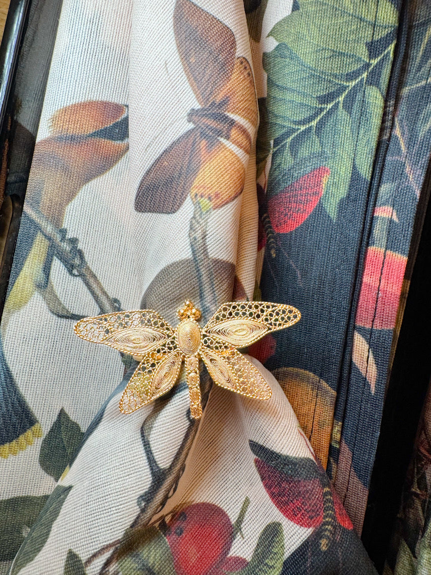 Filigree Deluxe Dragonfly Napkin Ring - Paz Lifestyle 