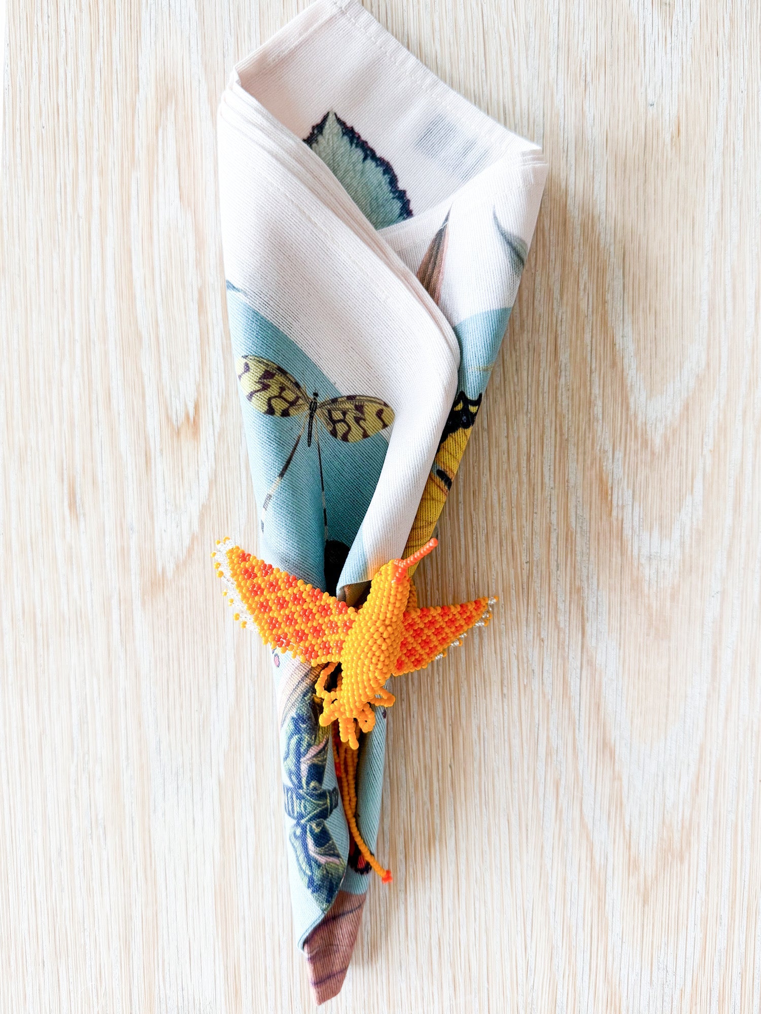 Hummingbird Beaded Napkin Rings - Paz Lifestyle 